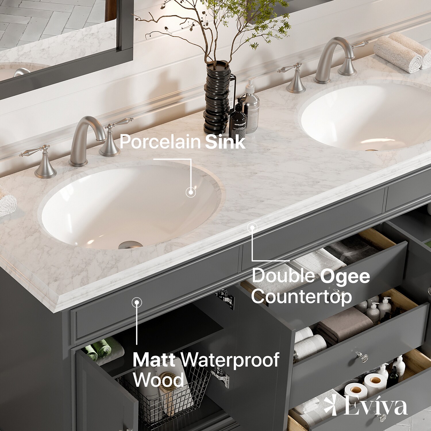 Eviva EVVN709-72GR Bath-Vanity-Combo - View #4