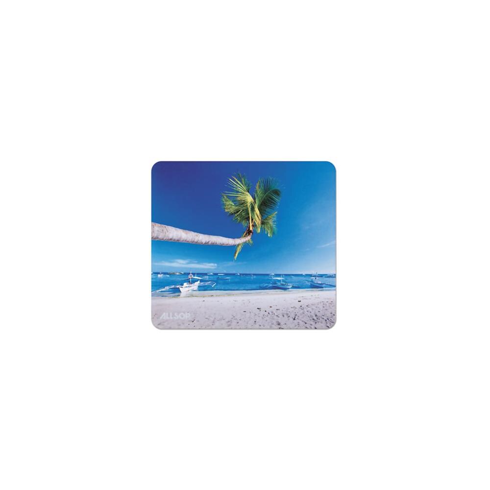 SkilledPower ZX9SSN2046 0.1 x 8.5 x 8 in. Naturesmart Mouse Pad, Outrigger Beach Design