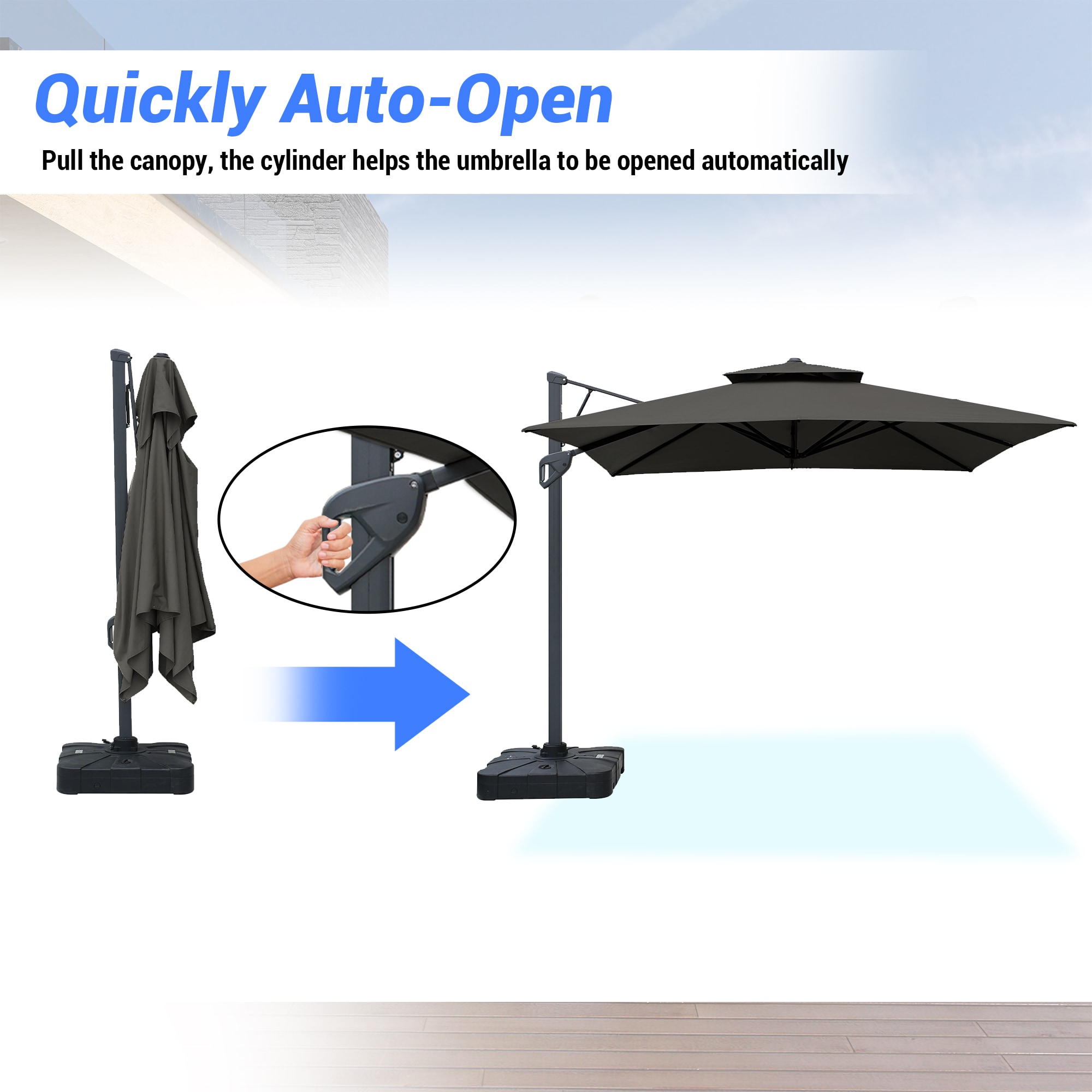 CASAINC WF-SM-11GY Umbrellas-2 - View #4