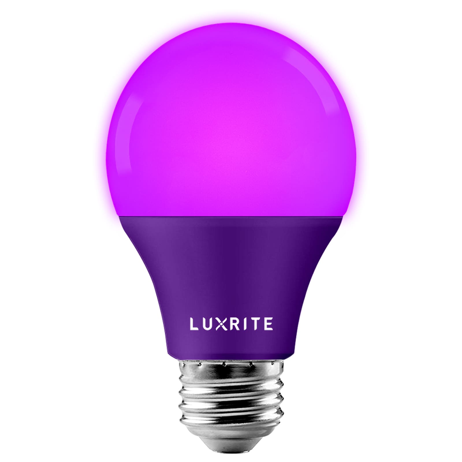 Luxrite LR21494-1PK 60 -Watt EQ A19 Yellow Medium base (E-26) LED Decorative Light Bulb