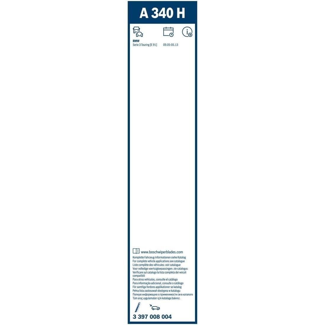 Bosch A340H Wiper-Blades - View #3