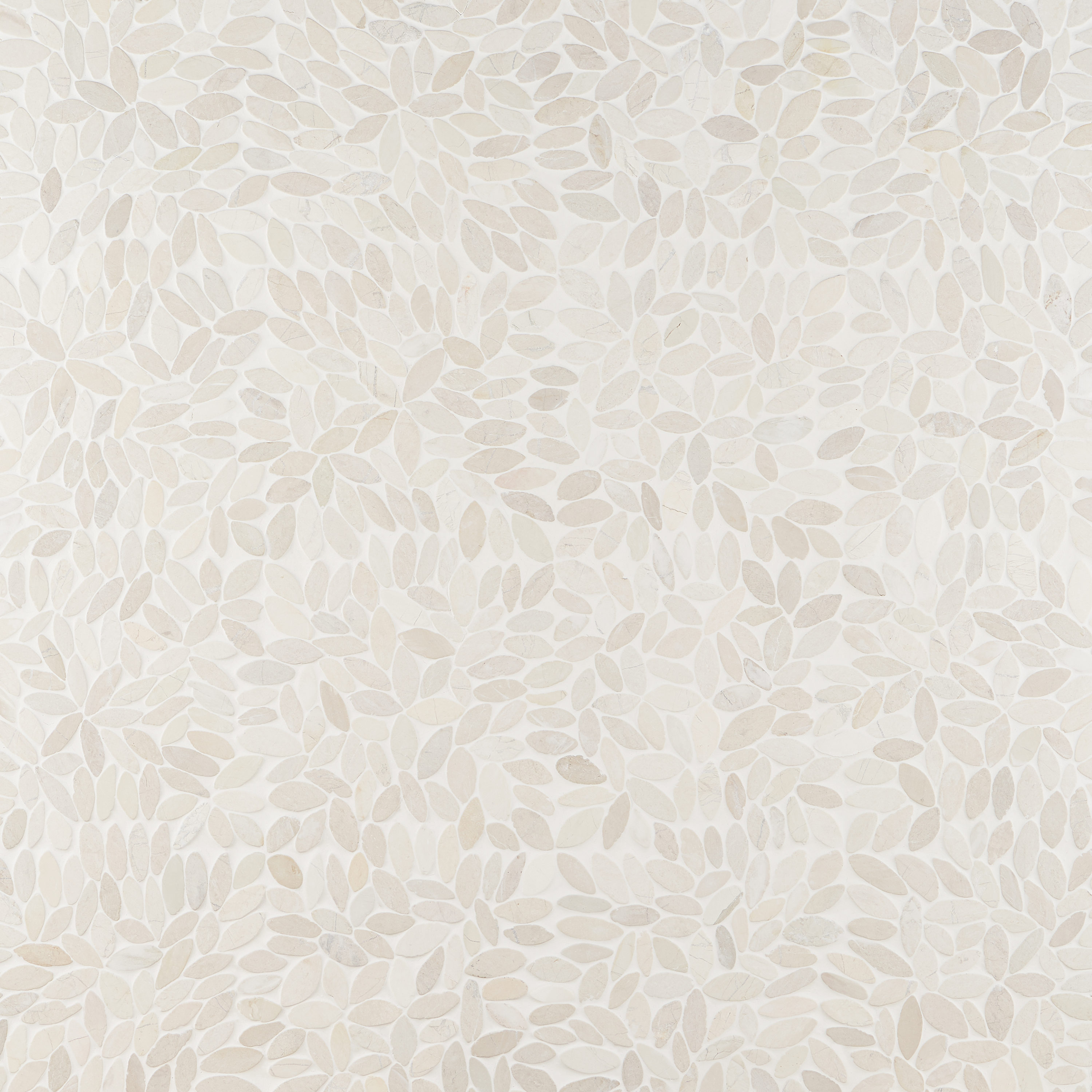 Artmore Tile EXT3RD107420 Landscape White 12-in x 12-in Natural Natural stone Stone look Pebble Mosaic Floor and Wall Tile ( 0.97-sq ft Piece )
