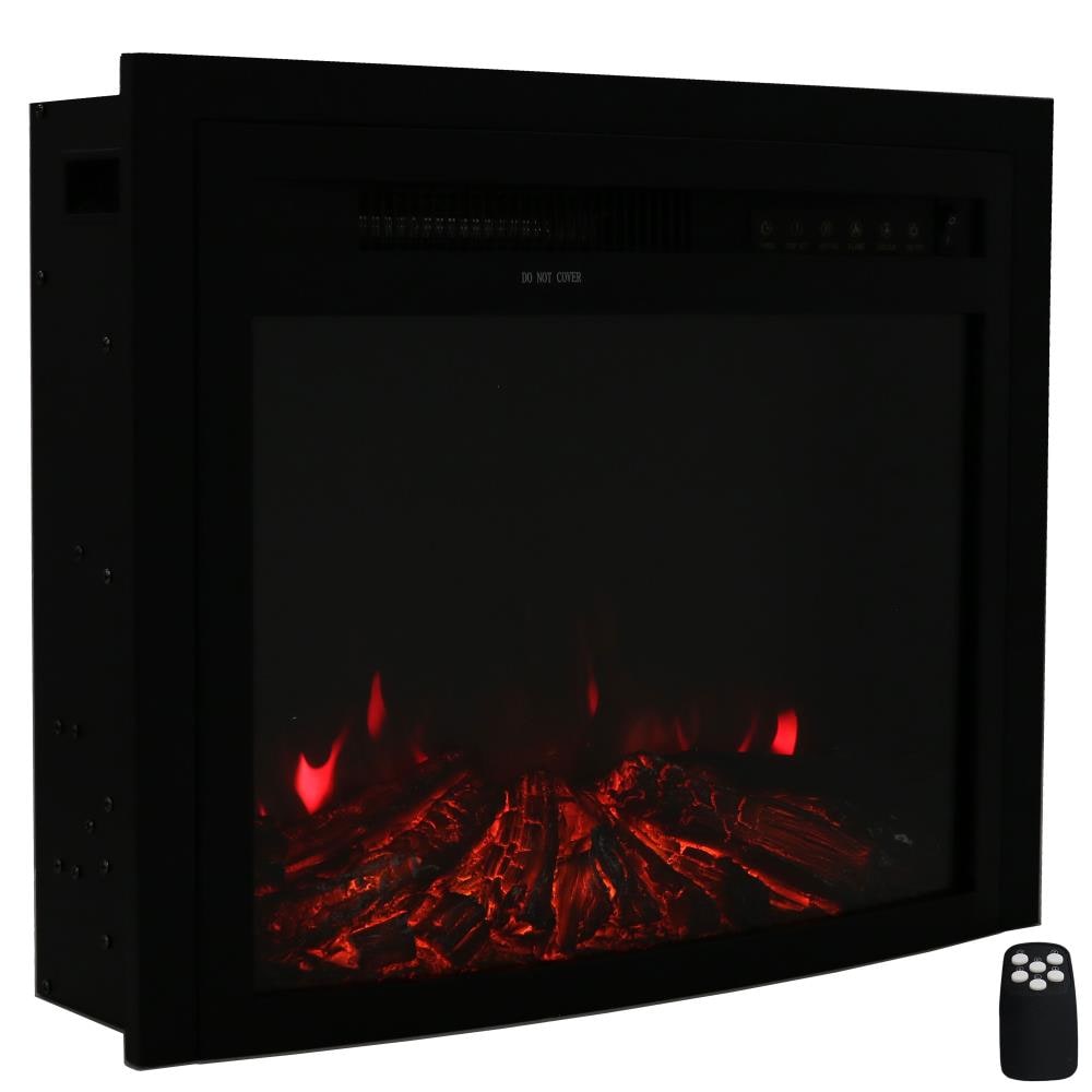 Bybafun 24-in Black Electric Fireplace Insert YC0700001 Sansujyuku sansujyuku.com