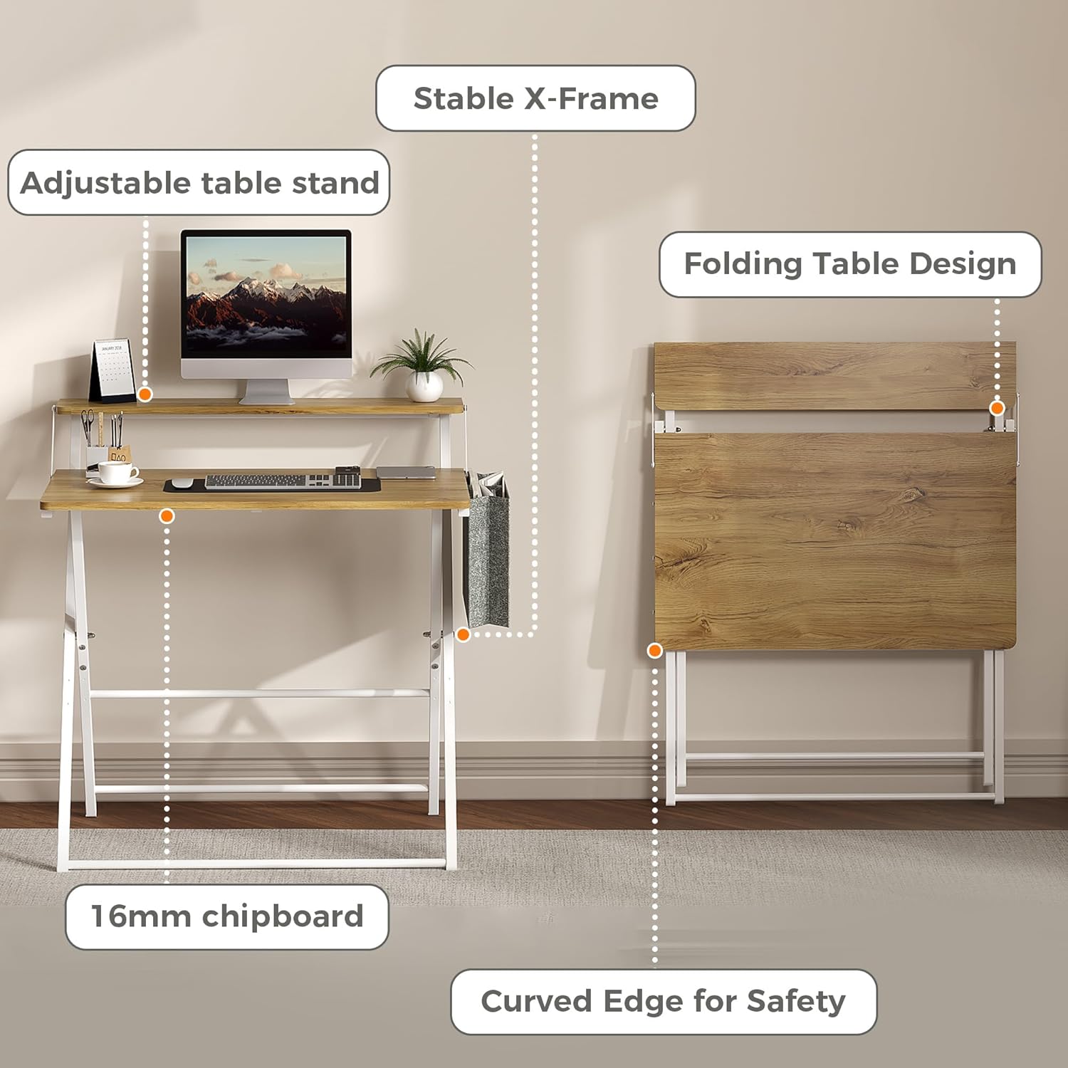 Garvee 09GXFCHBNL-HXYY-1567 Folding-Tables - View #4
