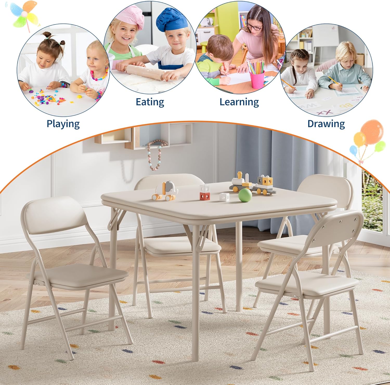 Qeetex LHF-KPT-B591704 Kids-Play-Tables - View #7