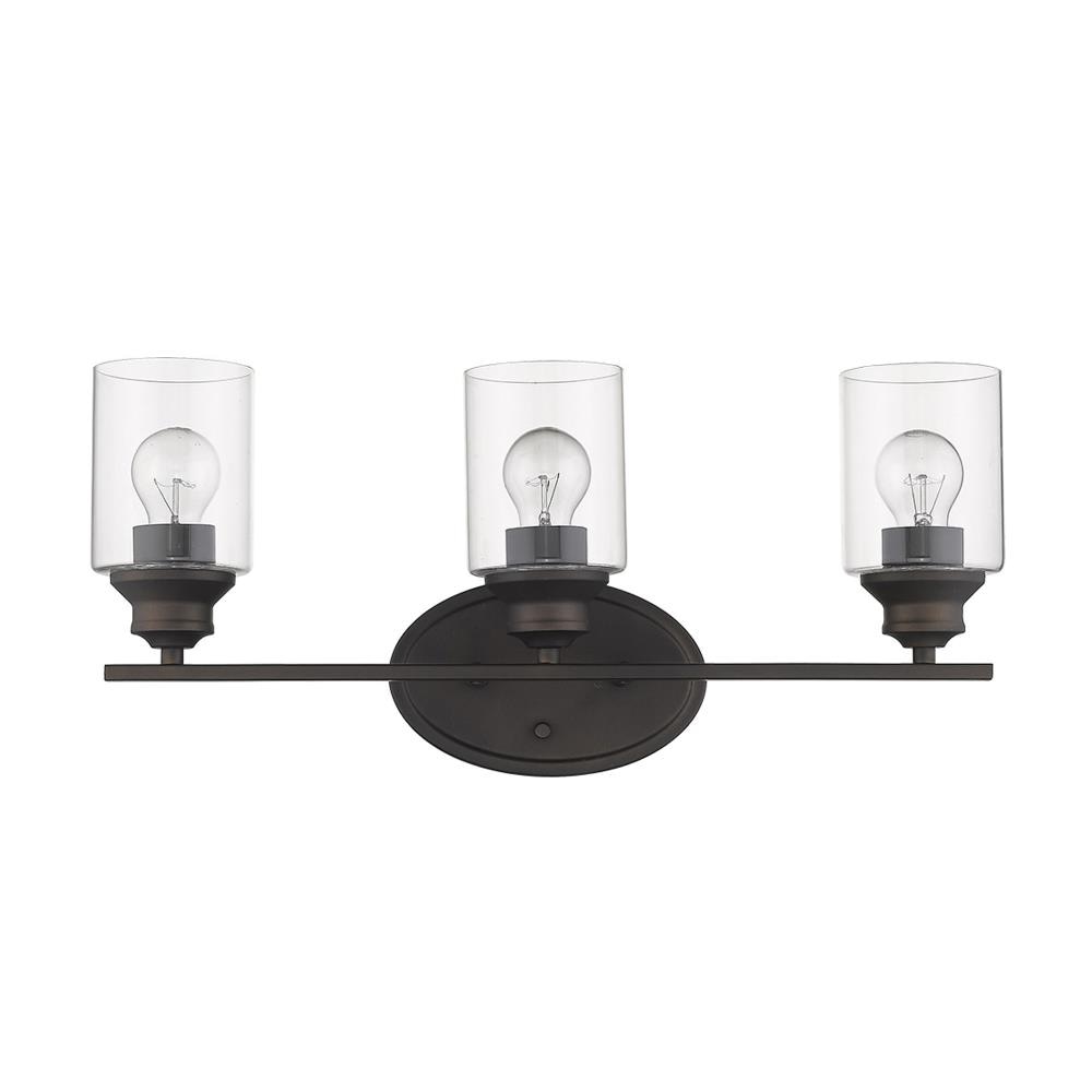 Acclaim Lighting Gemma 22-in 3-Light Oil-Rubbed Bronze Transitional ...