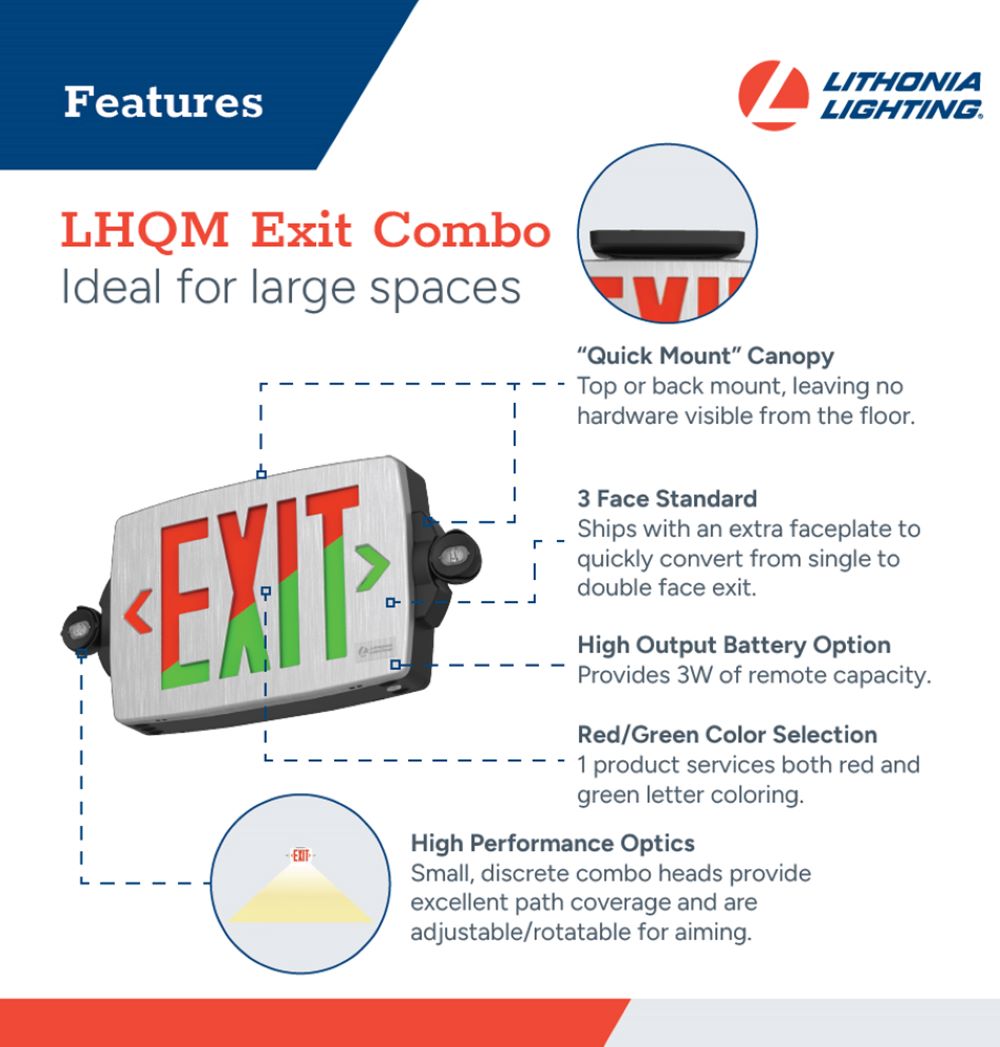Lithonia Lighting LHQMSBBSRGMVOLTM6 Emergency-Exit-Lighting - View #3