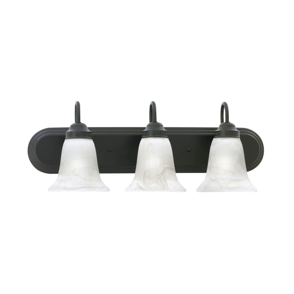 Thomas Lighting SL758363 Homestead 24-in 3 -Light Matte Brown Transitional Vanity light