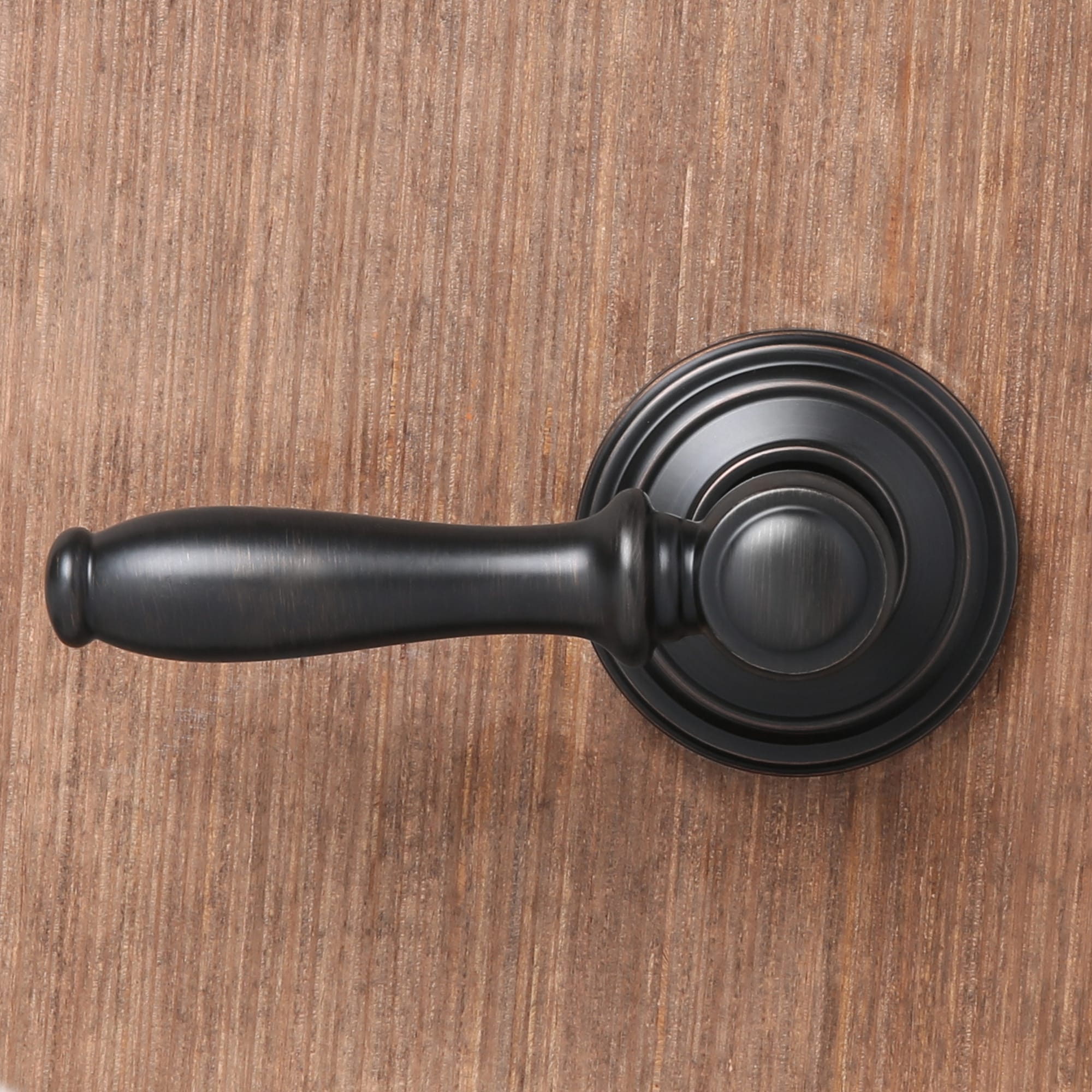 Kwikset Signature Series Signature Series Ashfield Venetian Bronze  Single-Cylinder Deadbolt Keyed Entry Door Handleset with Ashfield Lever and  Smartkey in the Handlesets department at