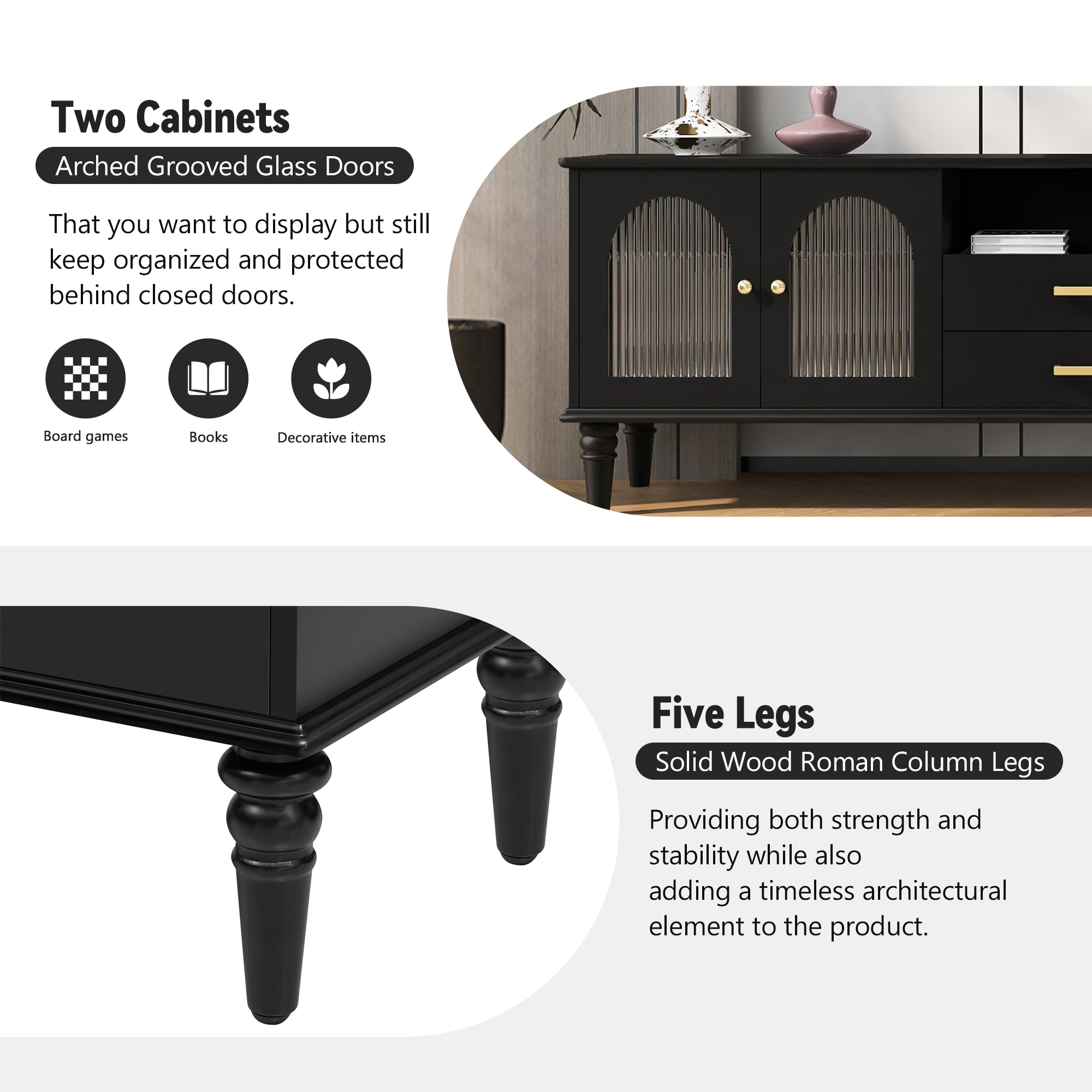 Oaks Decor OA724P468B Tv-Stands - View #13