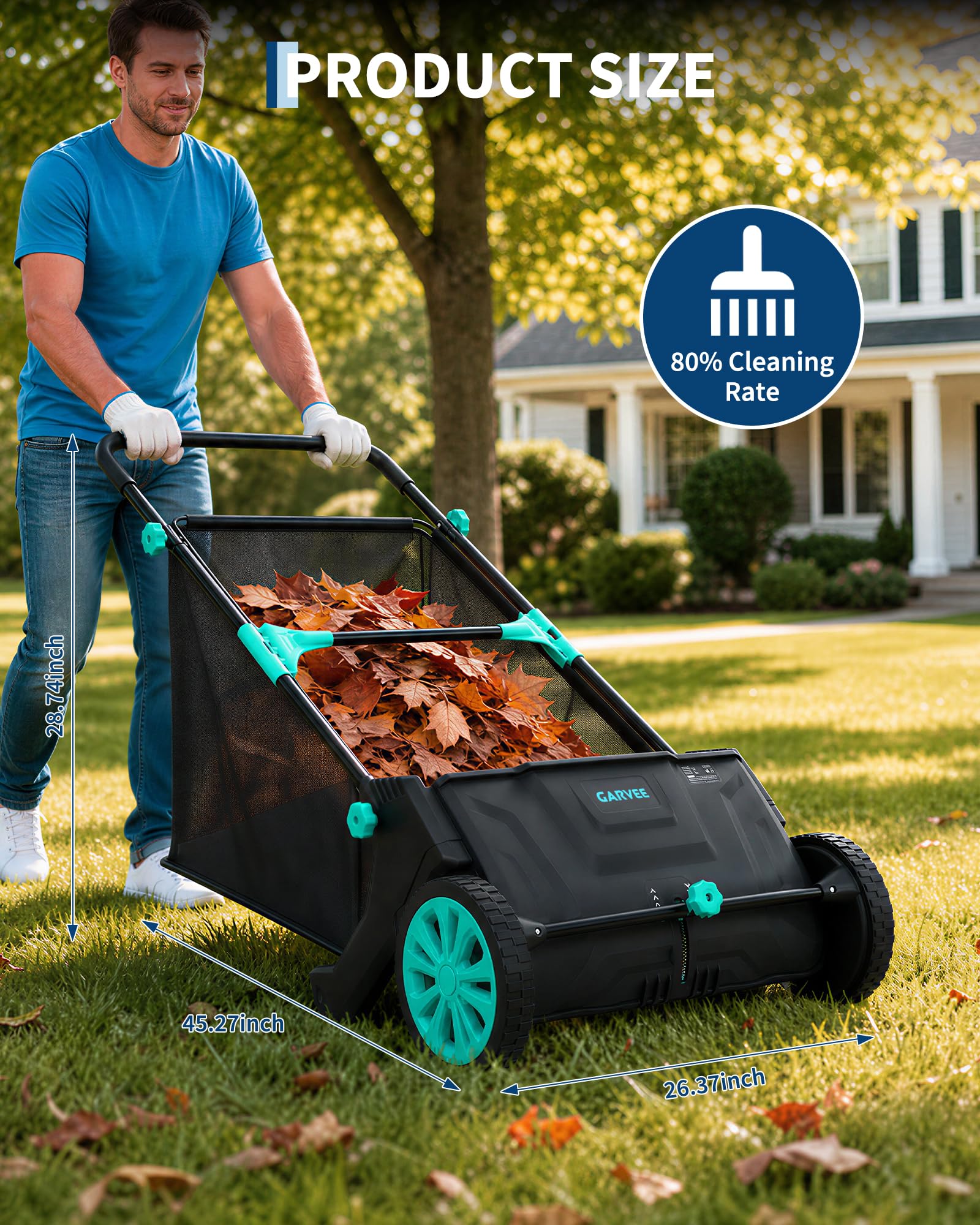 DEXSO R8Z3F7L1 lawnsweeper - View #2