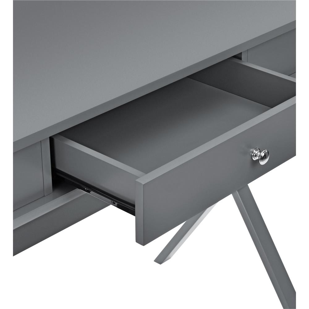 Ameriwood Home Paxton 38.98-in Gray Modern/Contemporary Computer Desk in  the Desks department at