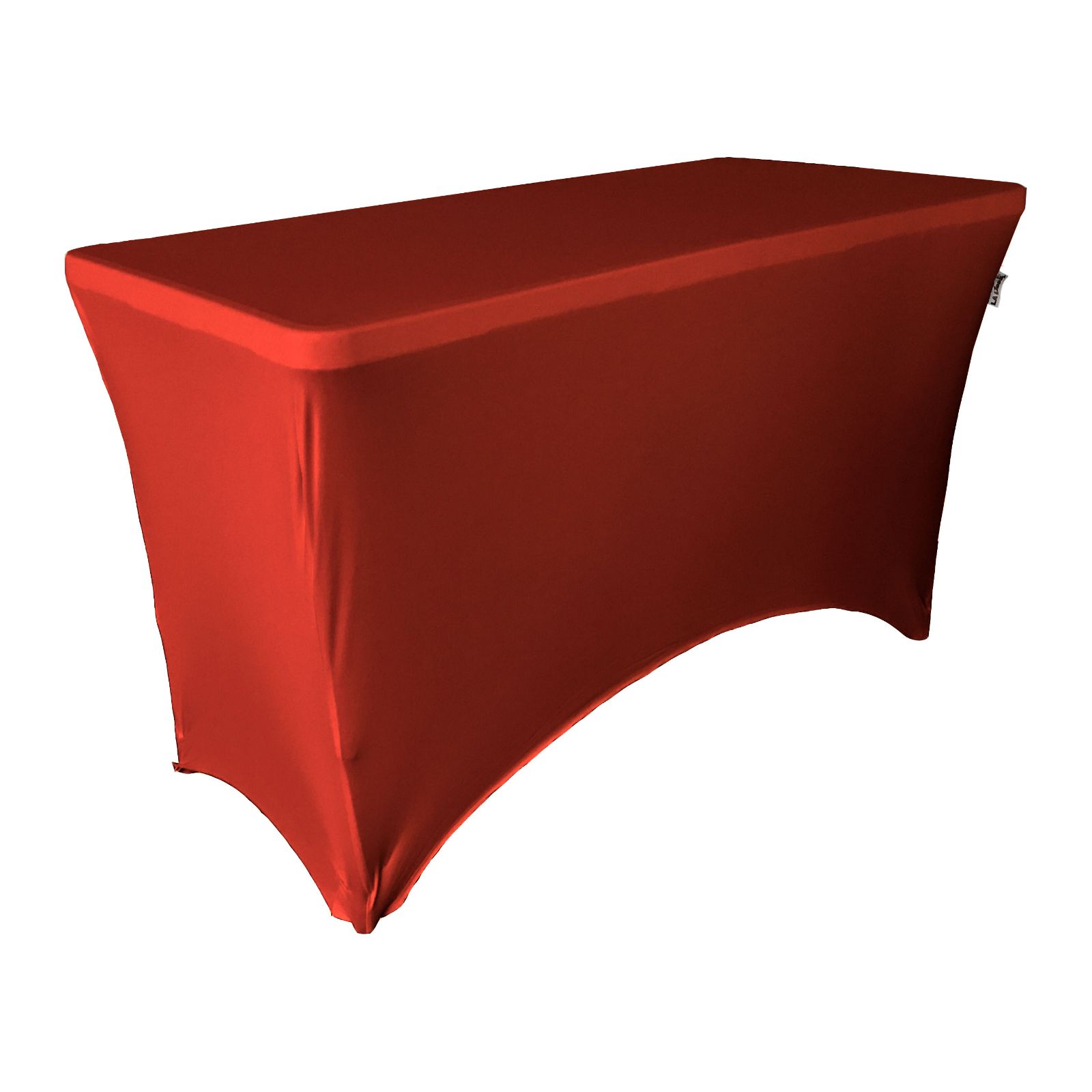 Slickblue Rectangular Spandex Table Cover with Wrinkle Resistant Fabric Fitted Table Cover for Wedding Event and Display - Multiple Sizes and Color Options