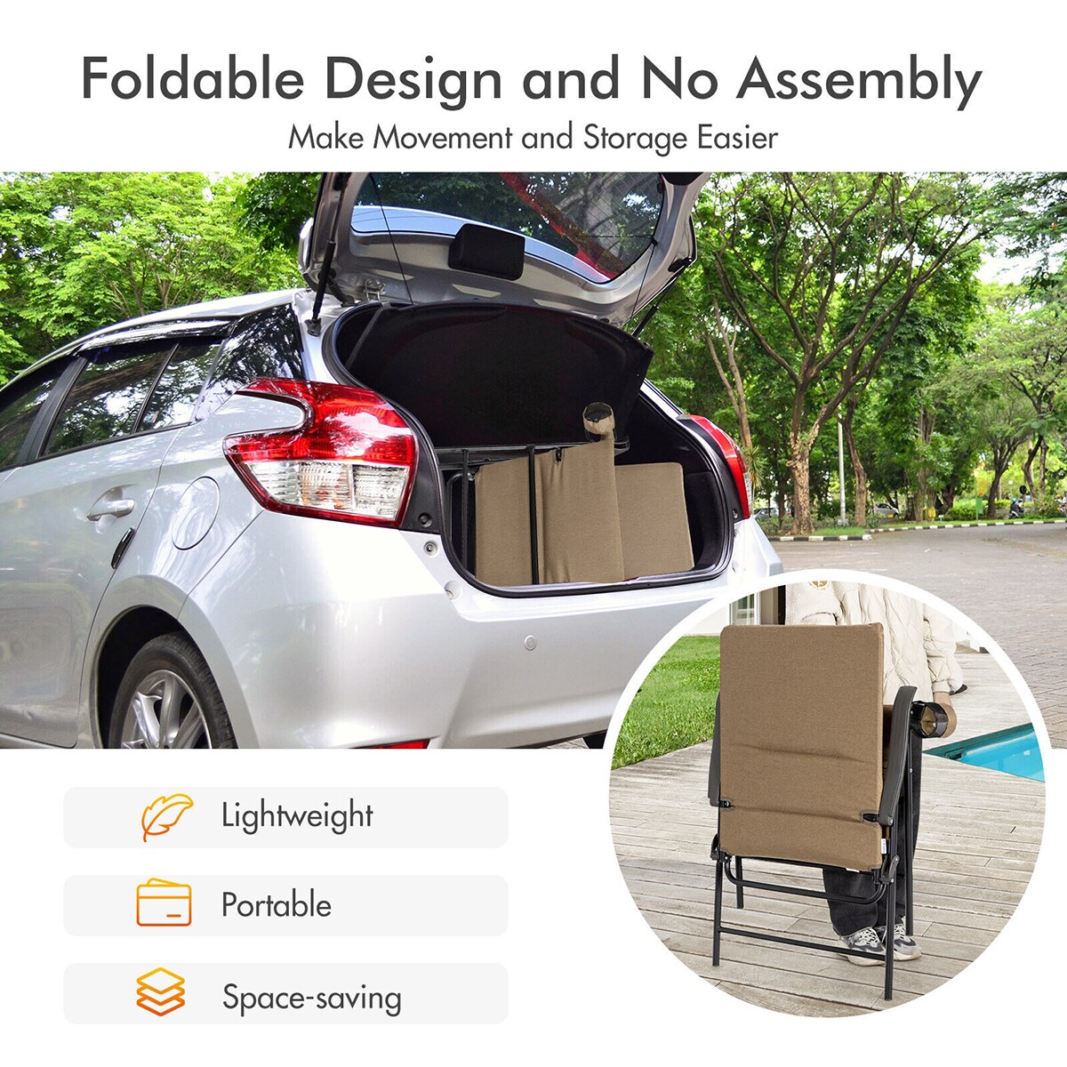 Clihome CL-BN-2-10260 Patio-Chairs - View #7
