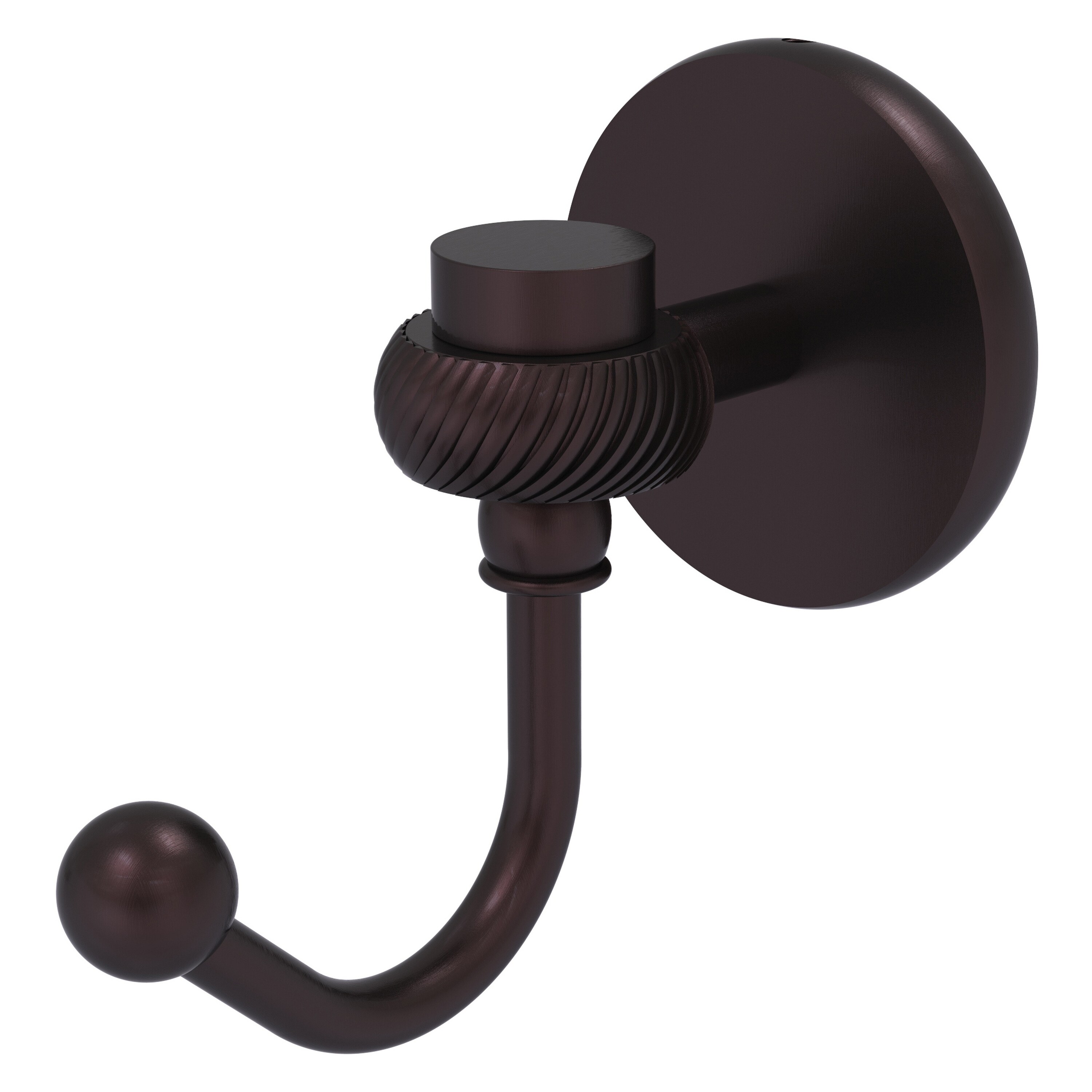 Allied Brass 7120T-ABZ Satellite Orbit One Antique Bronze Single -Hook Wall mount Towel Hook