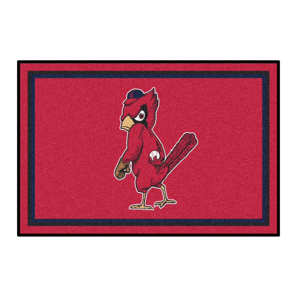27 1930 St. Louis Cardinals Retro Logo Roundel Round Mat - Floor Rug -  Area Rug