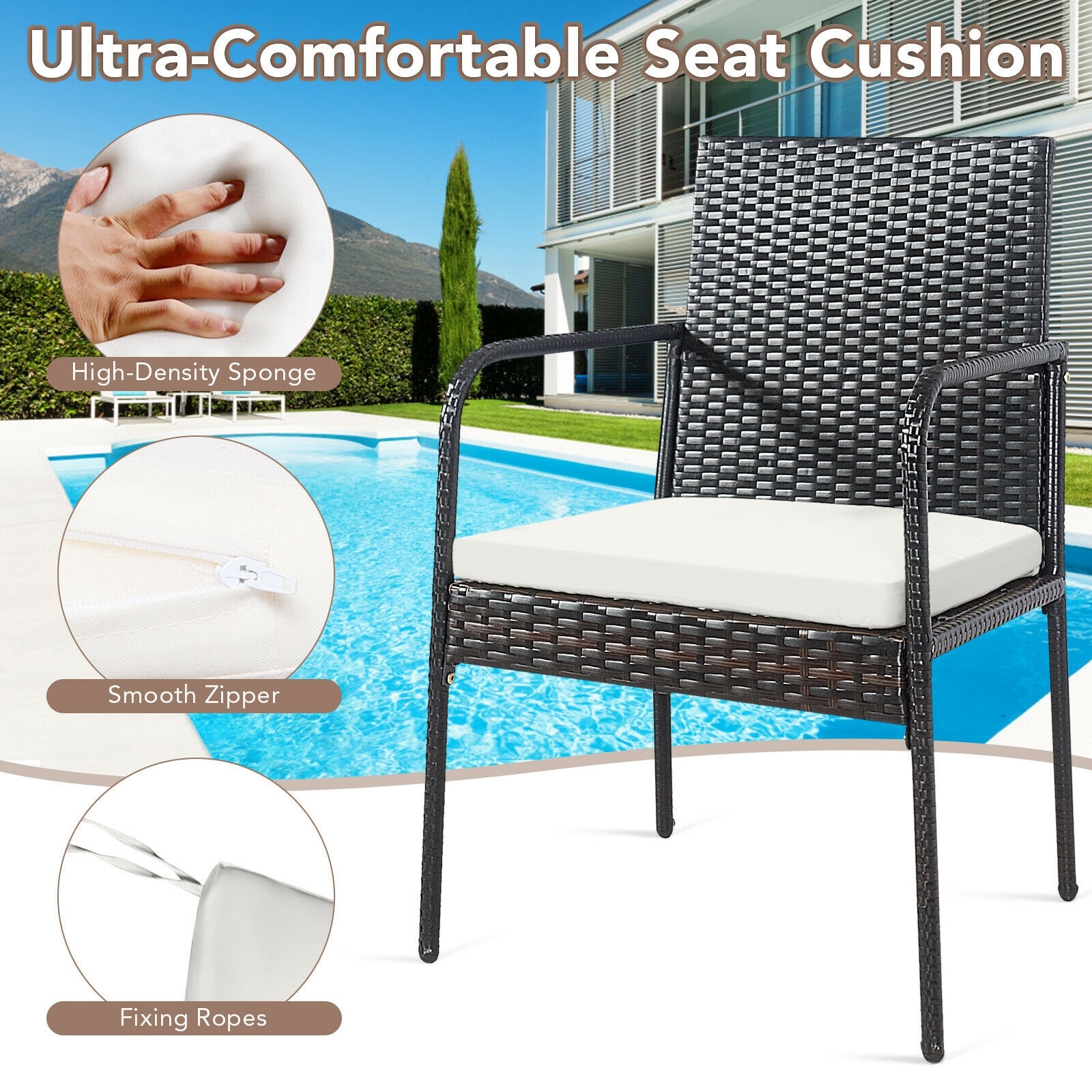 WELLFOR OUG69382 Patio-Chairs - View #7