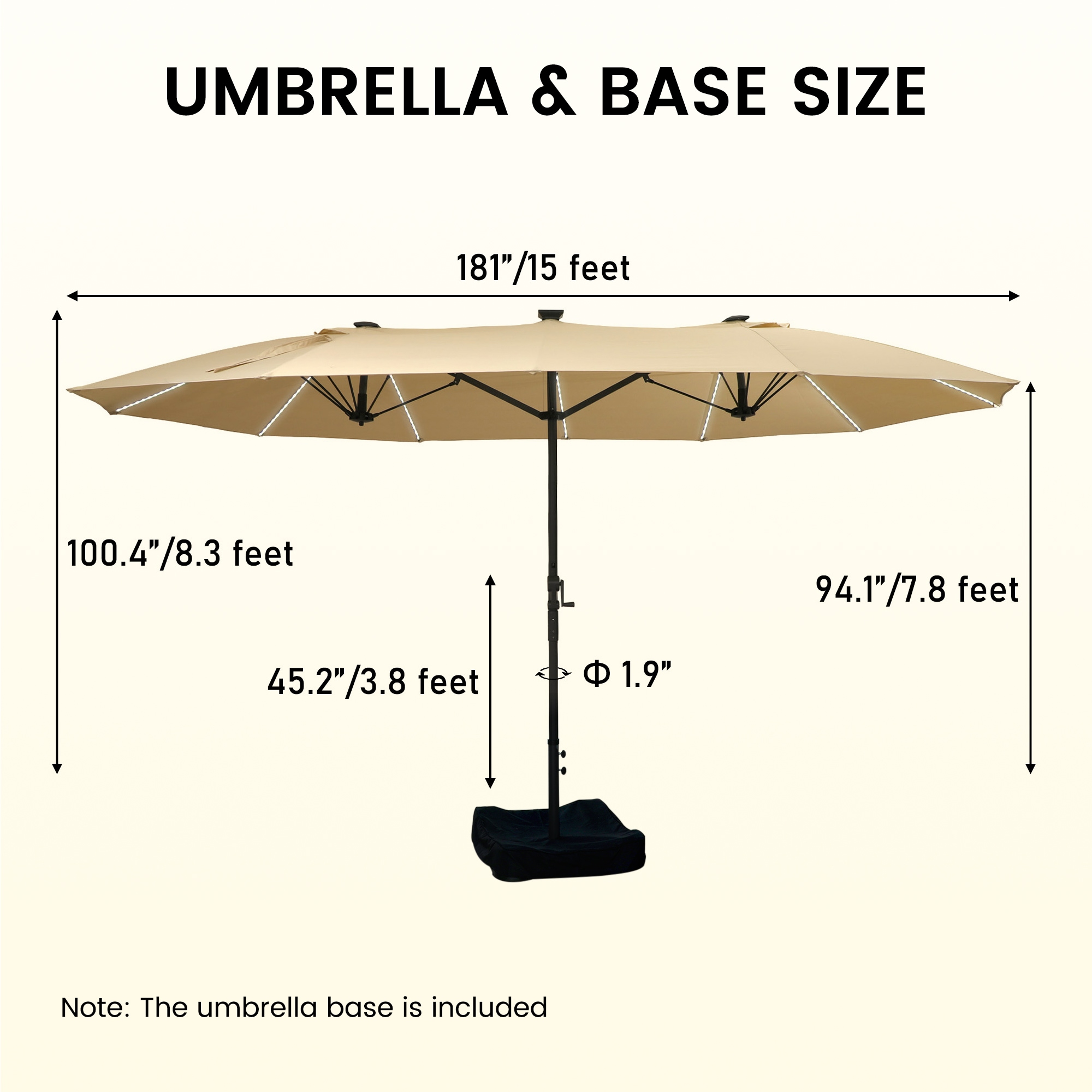 Clihome CLGKBXL-BBE Umbrellas-2 - View #6