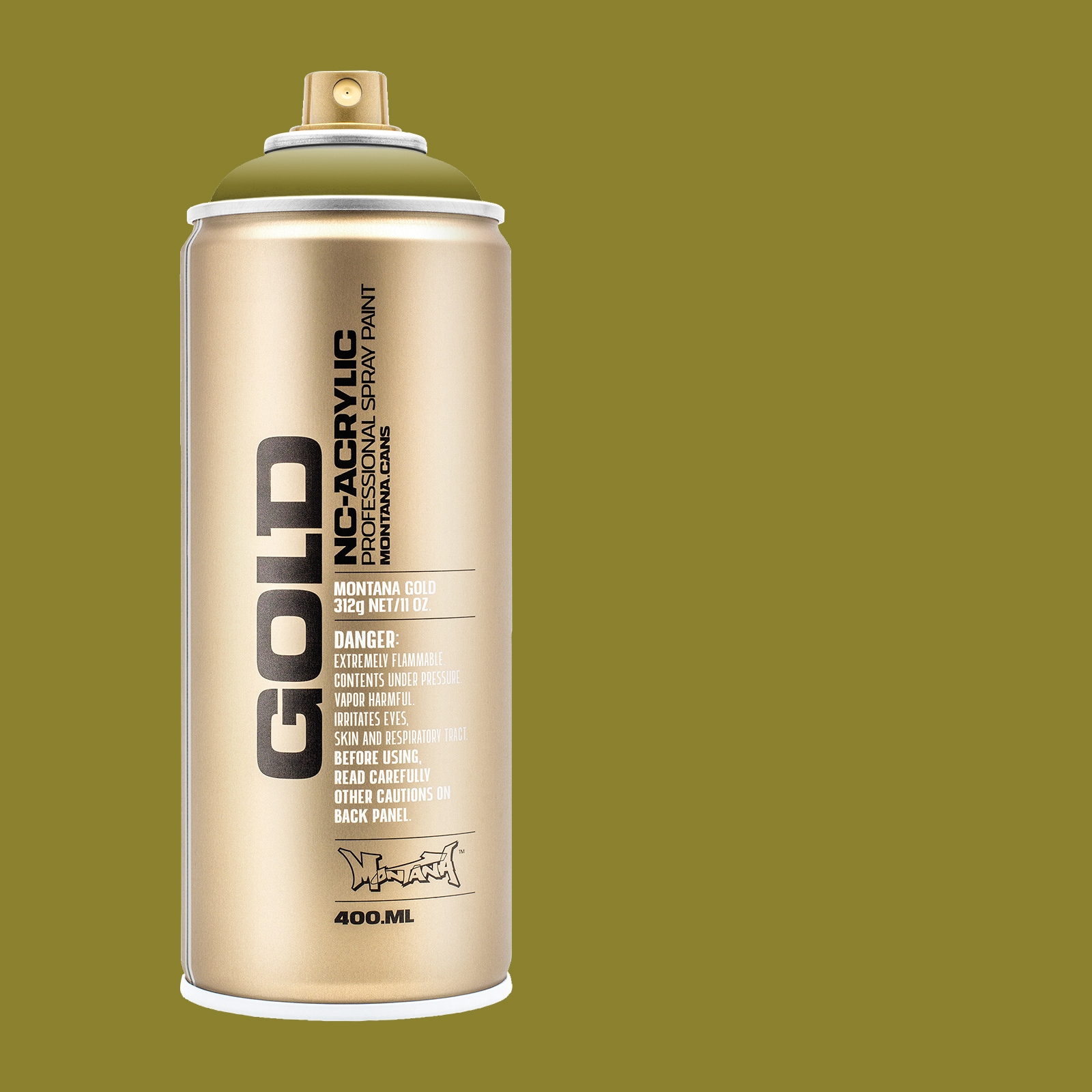 Montana Cans MXG-G1140 GOLD Matte Pepperoni Hot Spray paint ( NET WT. 11-oz )