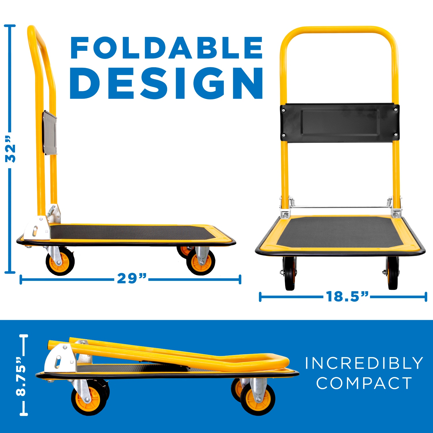 Mount-It! MI-920 Hand-Truck-Dollies - View #9