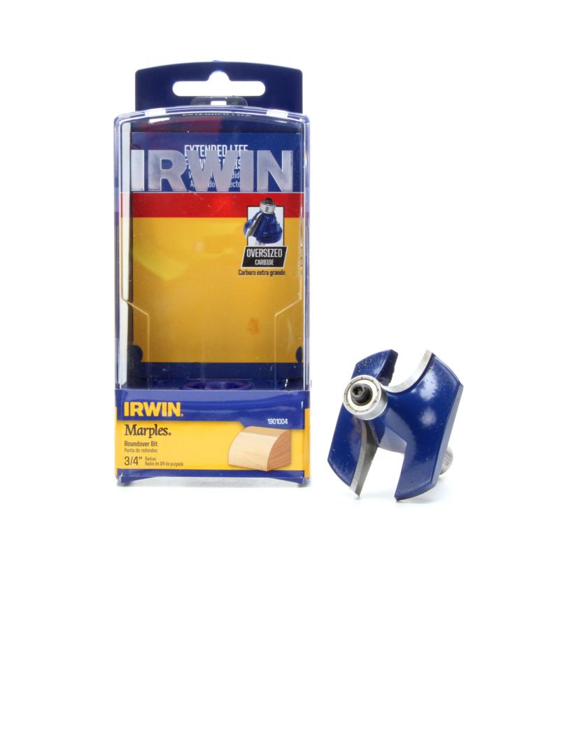 IRWIN 3/4-in Carbide-Tipped Roundover Router Bit in the Edge 