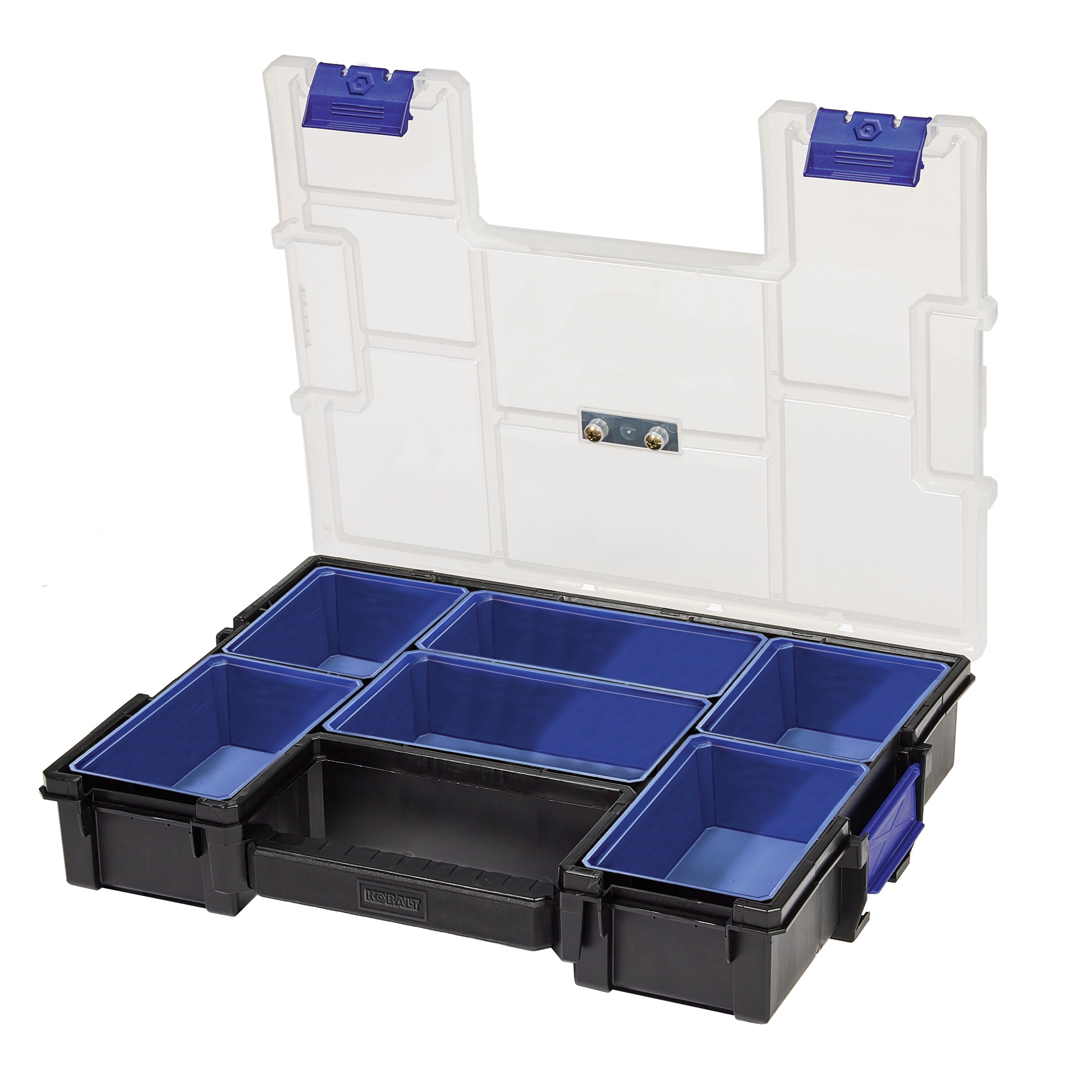 6 in. Waterproof Storage Bin - 6-Compartment Small Parts Organize NEW