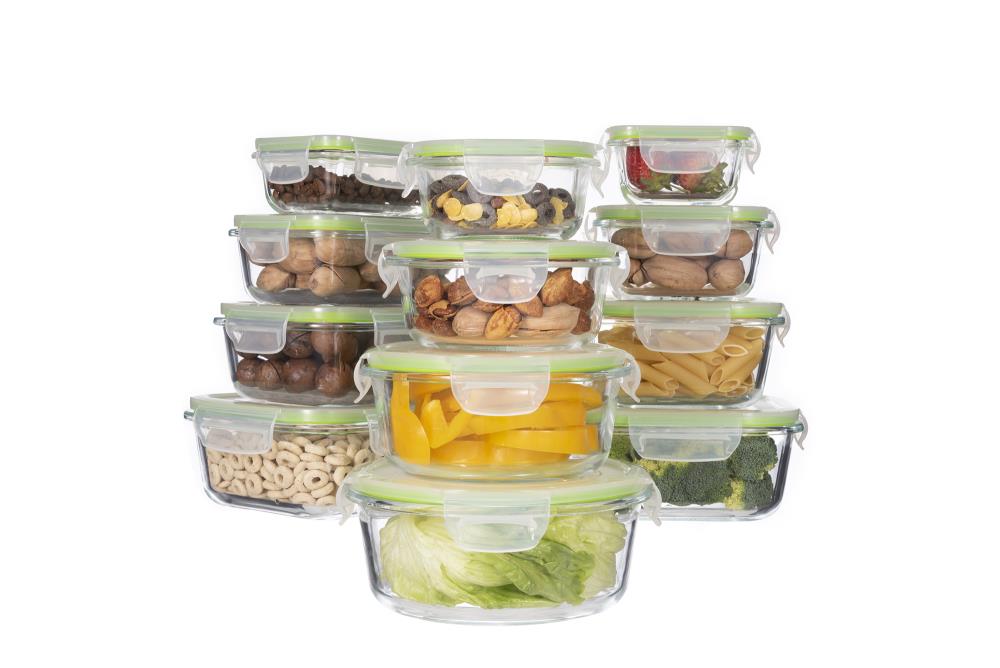 Genicook Porduct LLC 10 pc Glass Food storage container set w/ glass lids