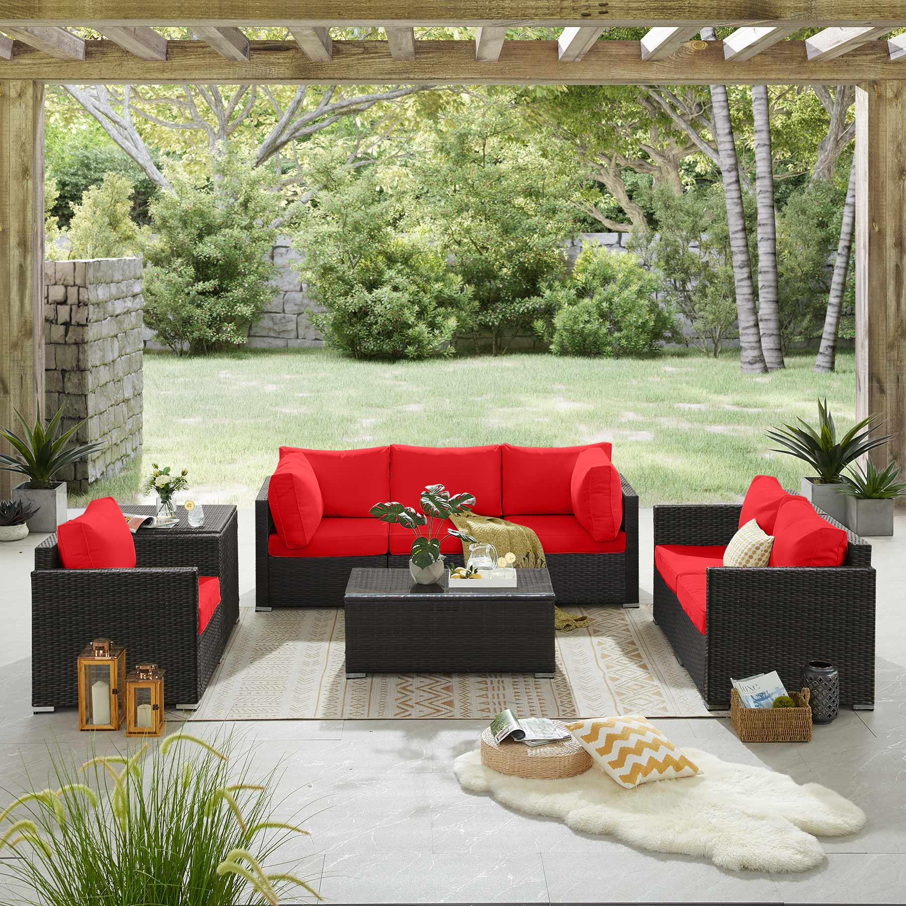 Tribesigns HO008-BNRD Patio-Sofas-Daybeds - View #3