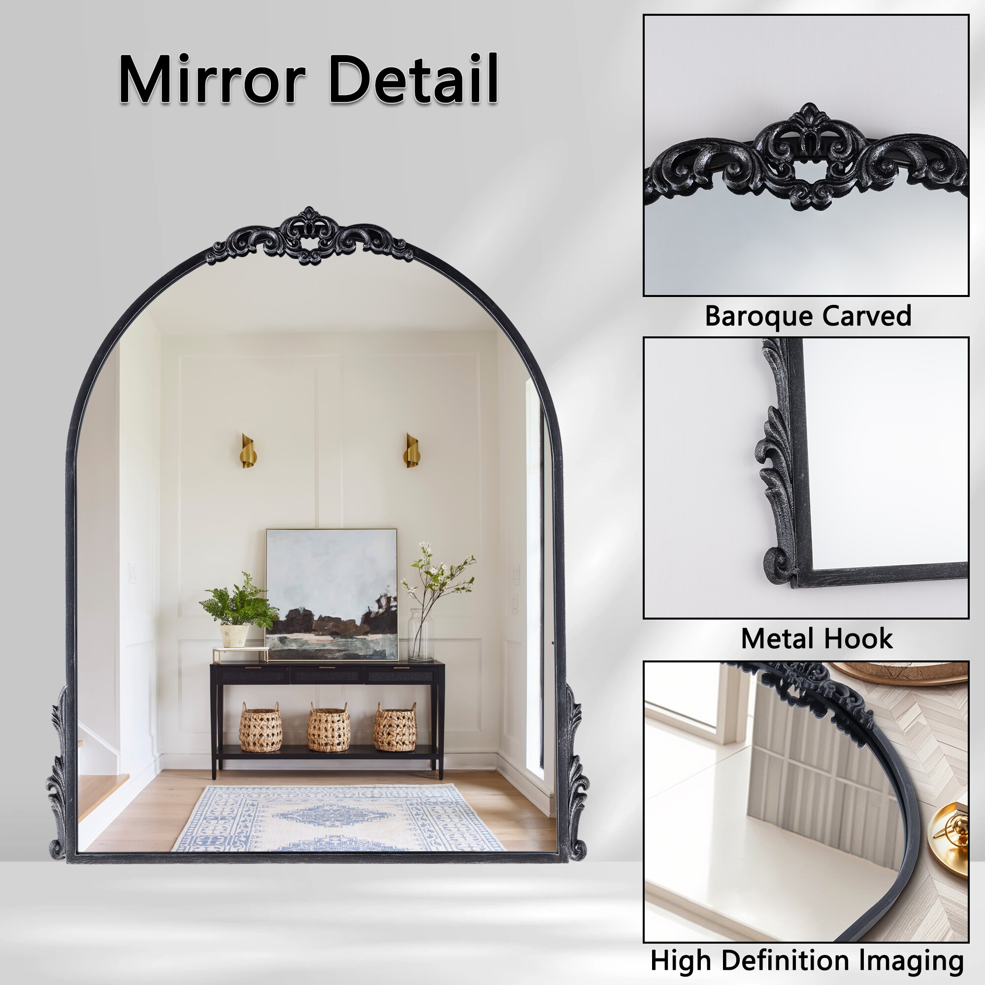 Maxax 31011-BK Decor-Mirrors - View #2