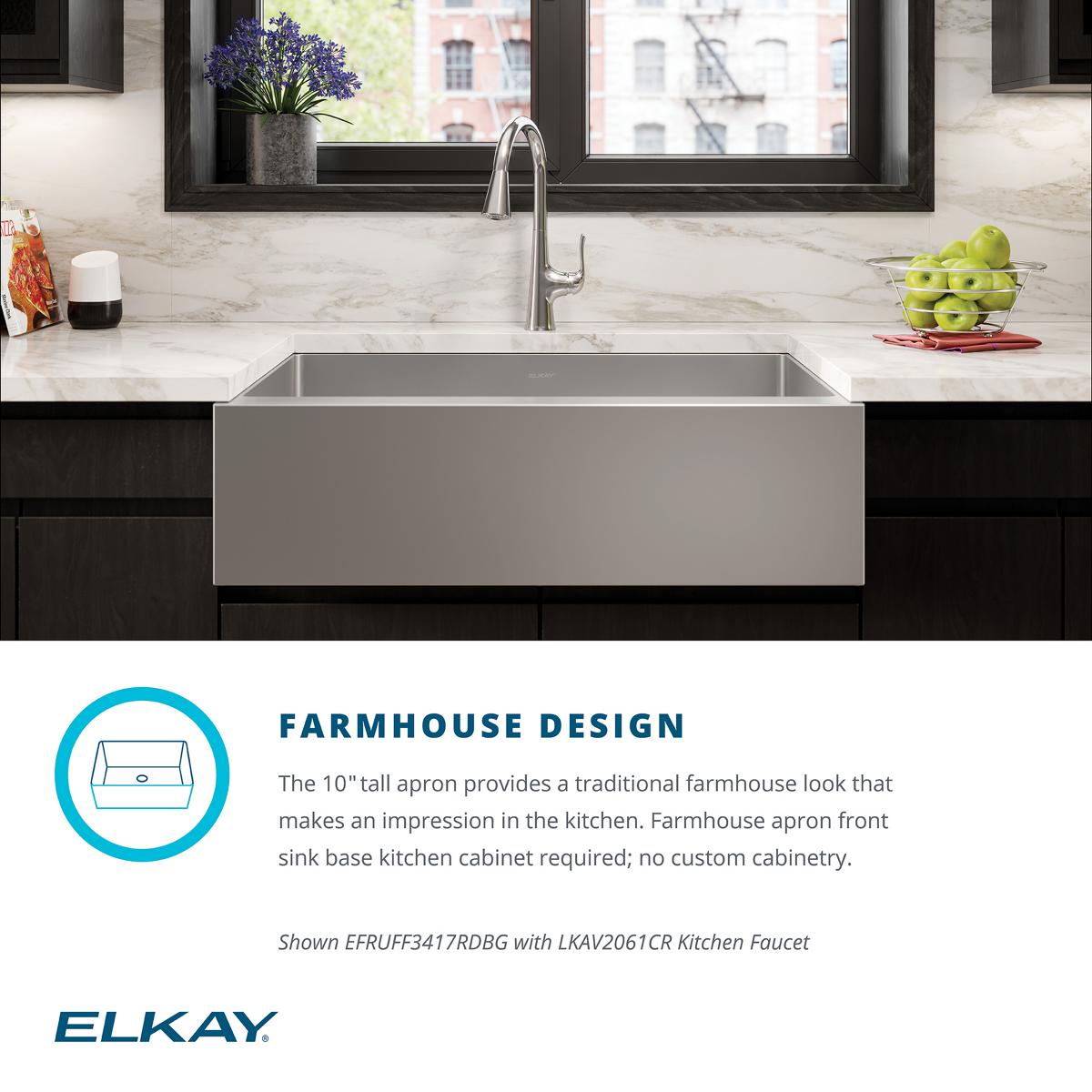 Elkay EFRUFF3417RDBG Kitchen-Sinks - View #6