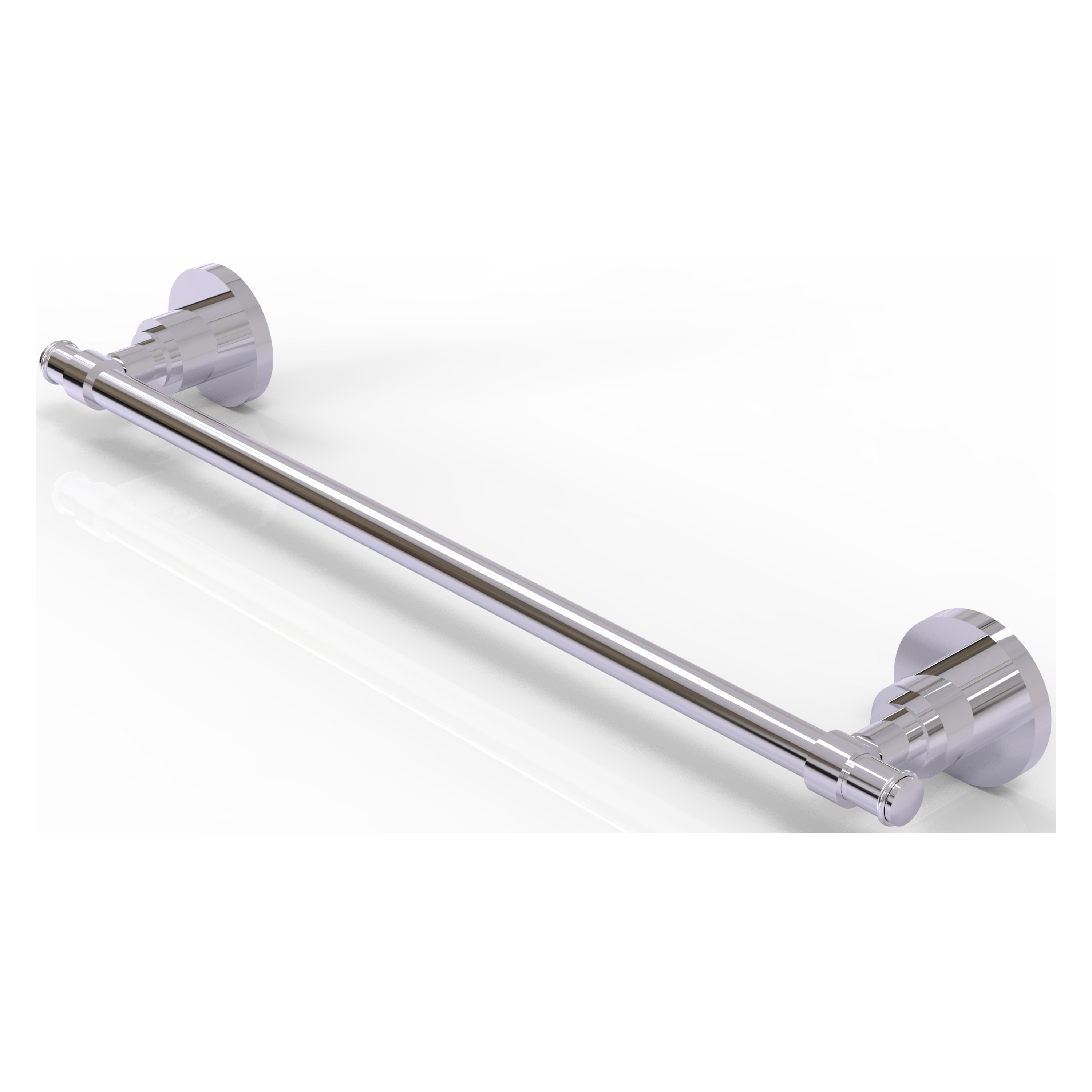 Allied Brass Washington Square 30-in Polished Chrome Wall Mount Single Towel  Bar in the Towel Bars department at