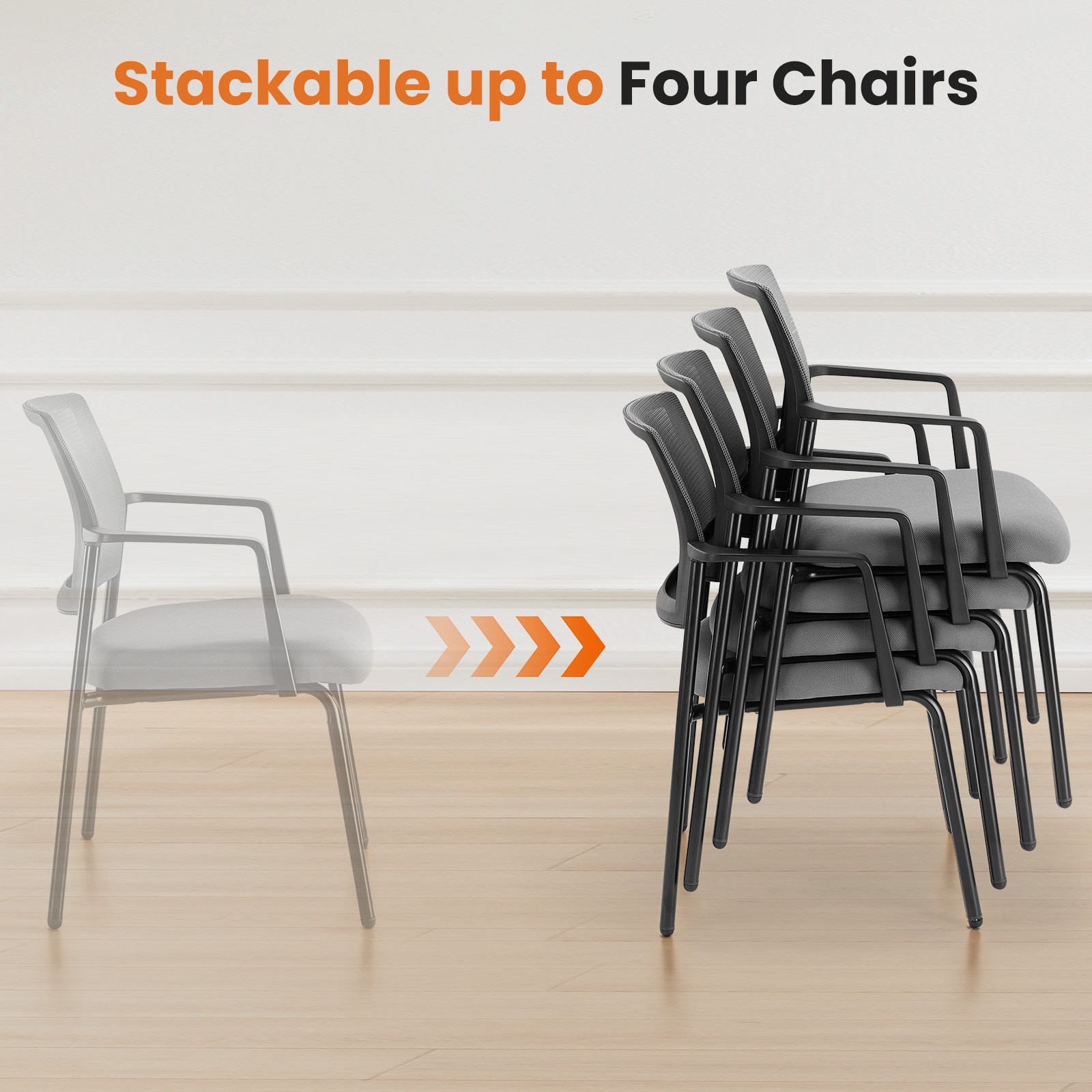 Sweetcrispy L-C-6462-1P-GY Office-Chairs - View #3