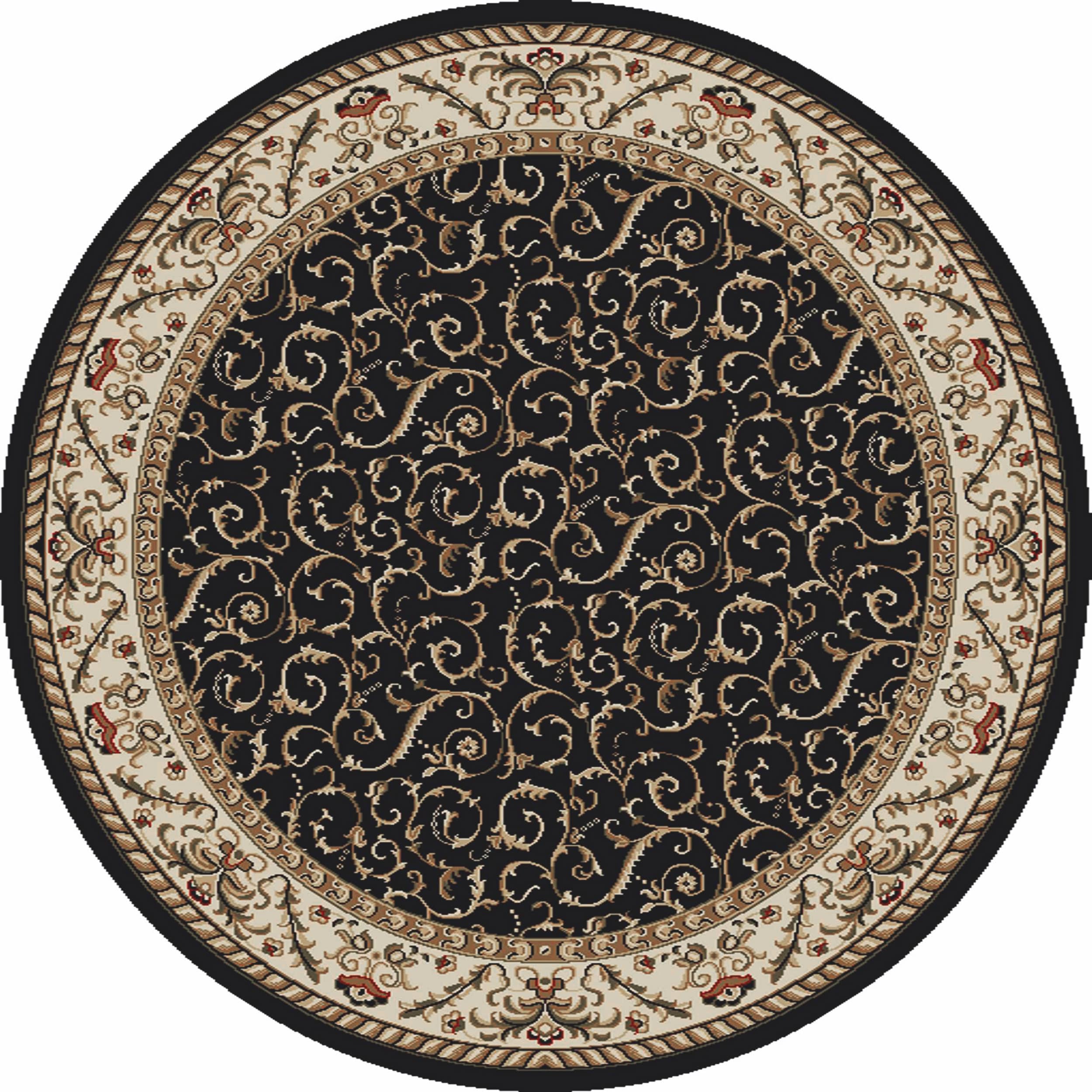 Radici USA 1599/1515/BLACK rugs - View #2