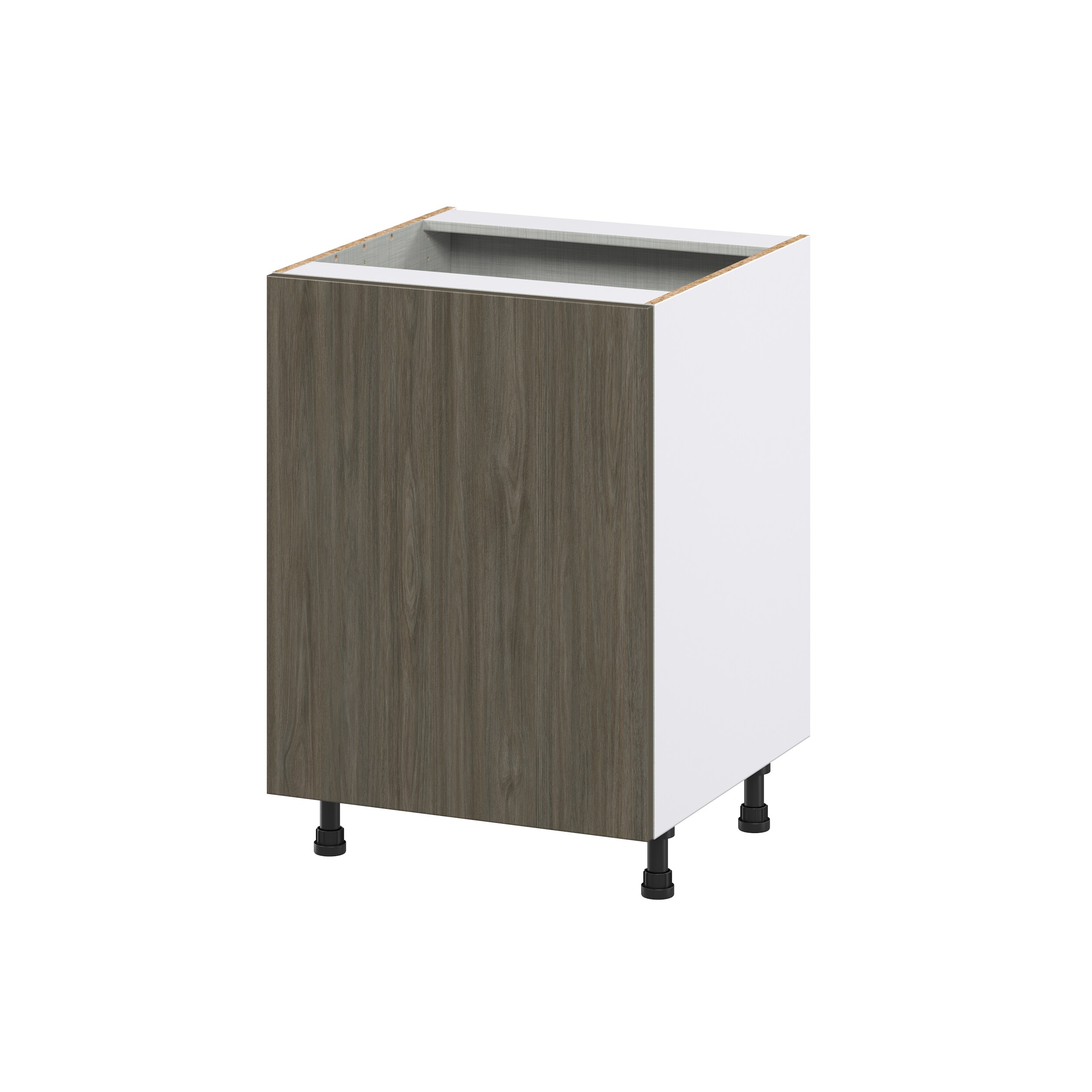 Hugo&Borg DSB24FHSWB-SA Savane 24-in W x 34.5-in H x 24-in D Textmel Pull-out cabinet Base Fully assembled Cabinet (Flat Panel Slab)