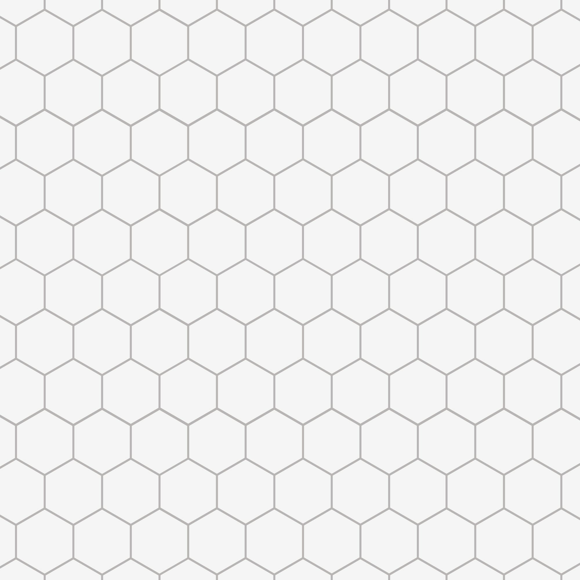 SUNWINGS HEX48-WHI-10 White 12-in x 12-in Matte Composite Marble look Hexagon Mosaic Wall Tile ( 9-sq ft Carton
