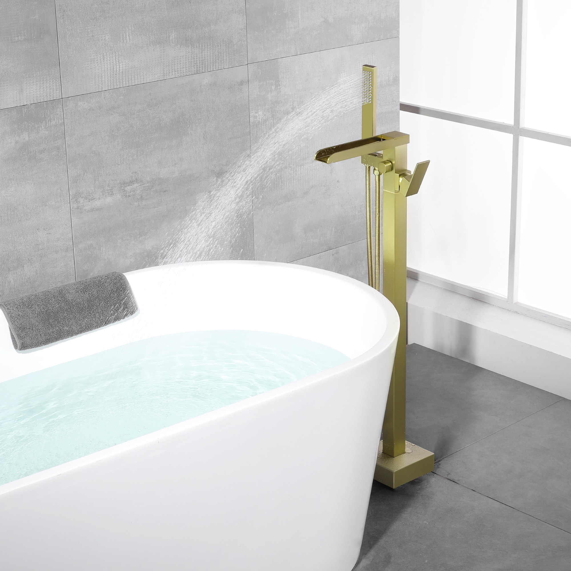 WELLFOR WA9009YH Roman-Tub-Faucets - View #4
