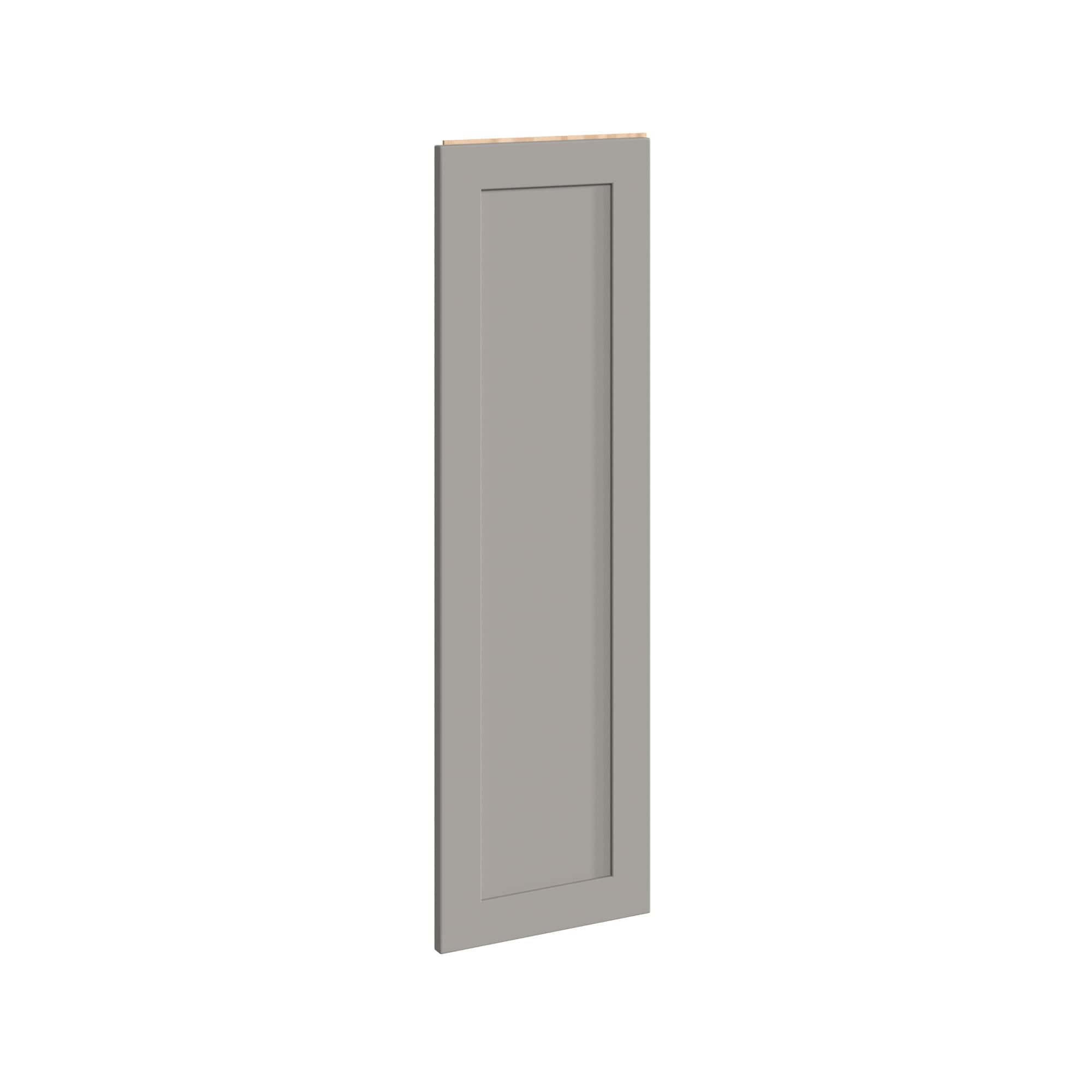 KraftMaid Momentum MWEP1239G81 Deveron Cabinet End Panel 11.25-in W x 39-in H x 0.75-in D Pebble Grey Painted (Wall Cabinet End Panel)