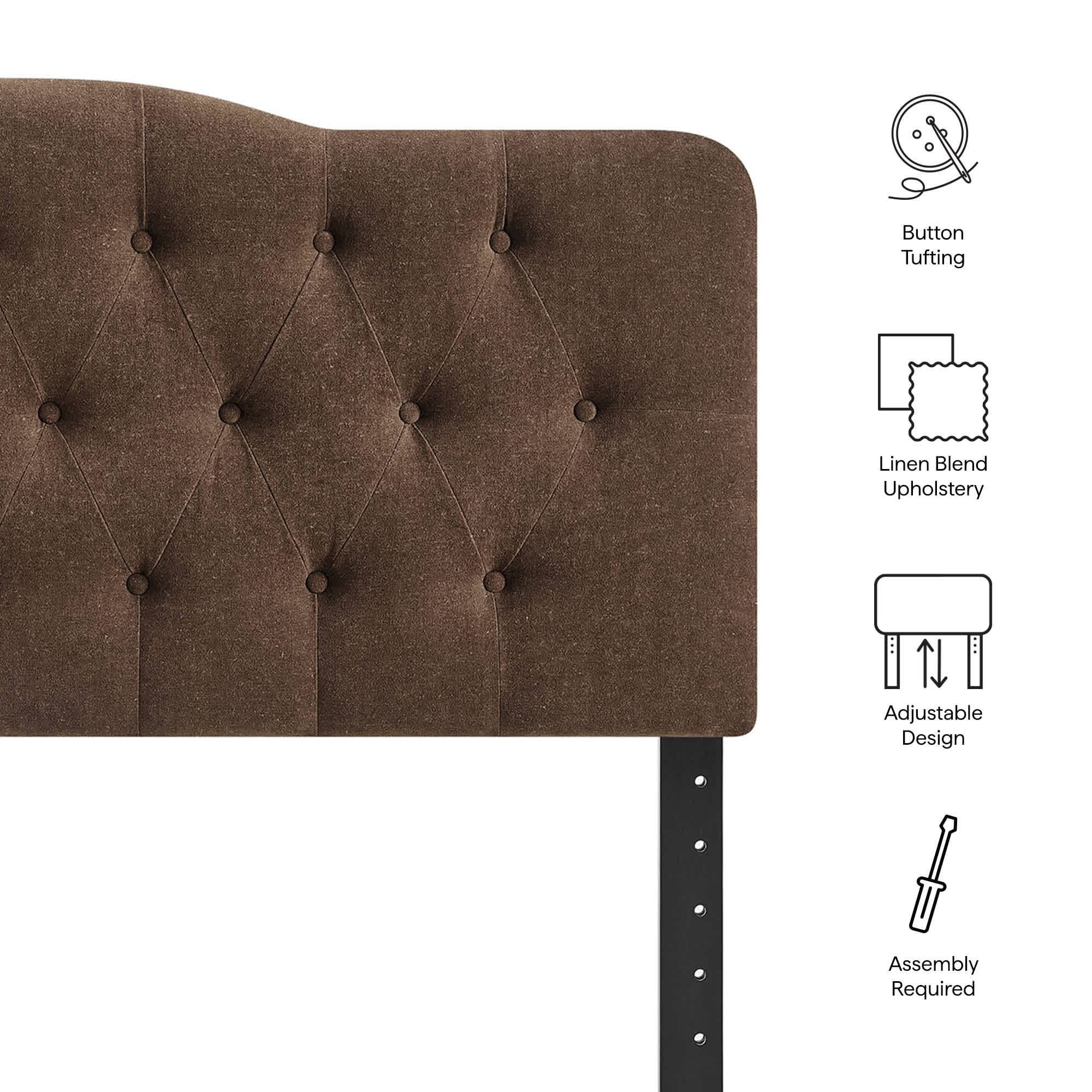 Modway MOD-7274-COA Upholstered-Headboards - View #2