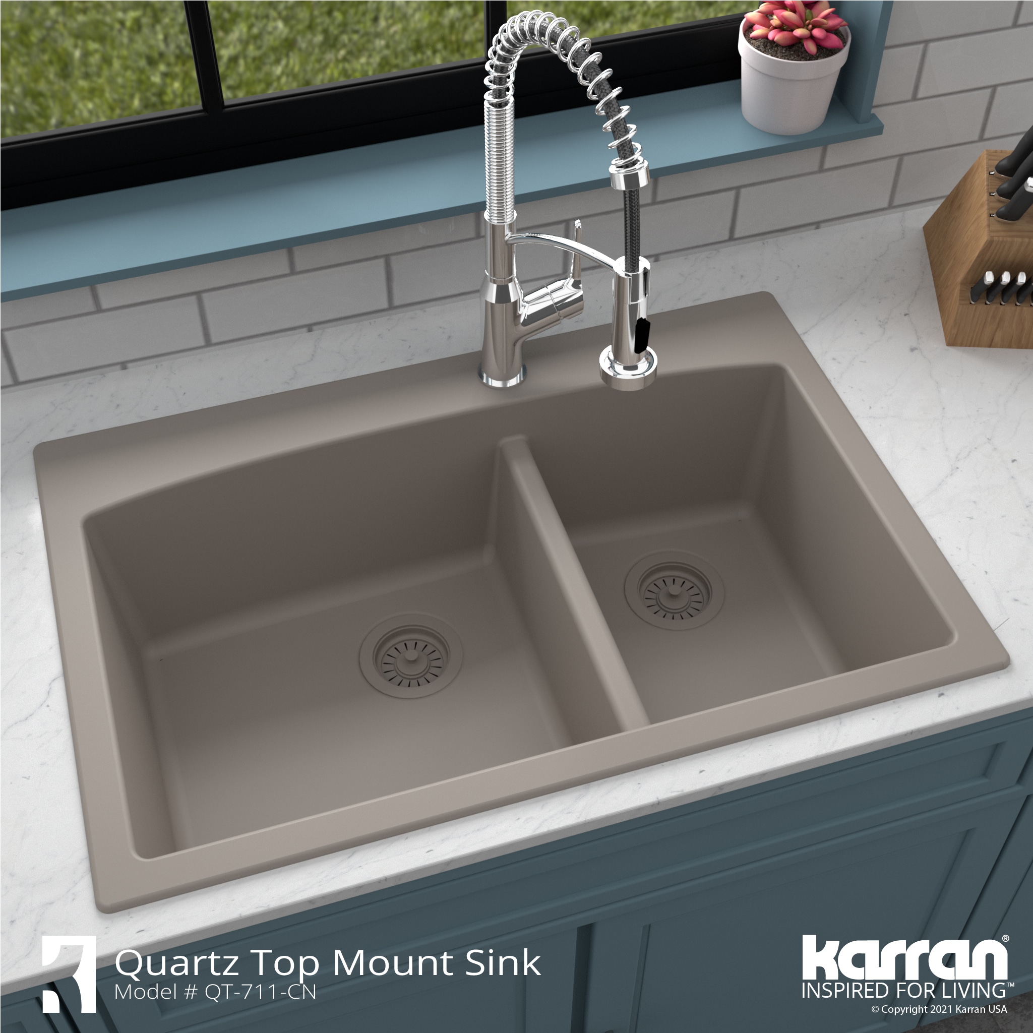 Karran QT-711-CN-PK1 Kitchen-Sinks - View #7