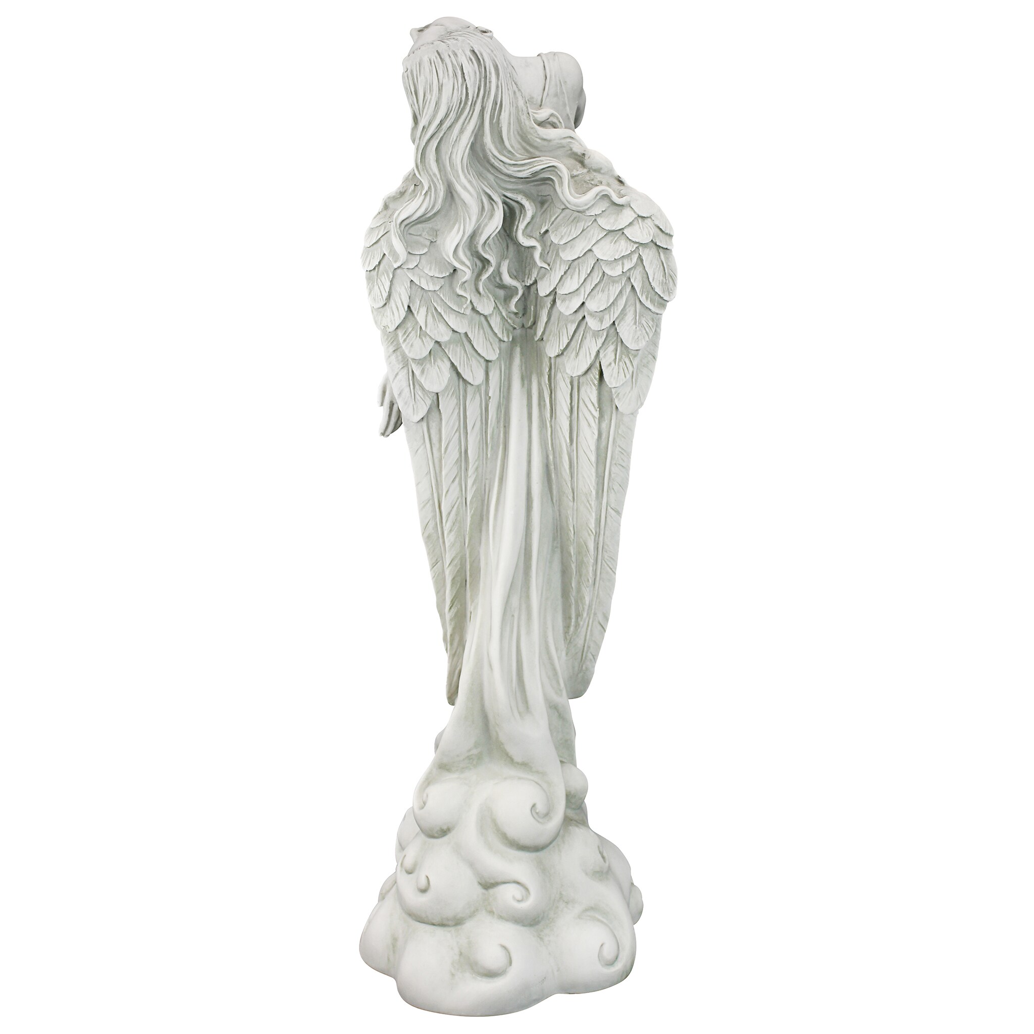 Design Toscano 23.5-in H x 8.5-in W Off-white Angels and Cherubs Garden  Statue in the Garden Statues department at