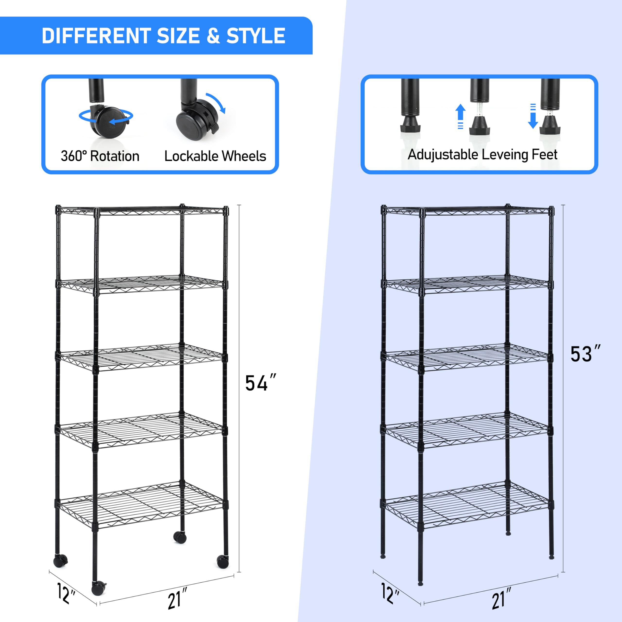 Kahomvis DHS-QPHK-003C Free-Standing-Shelving - View #5