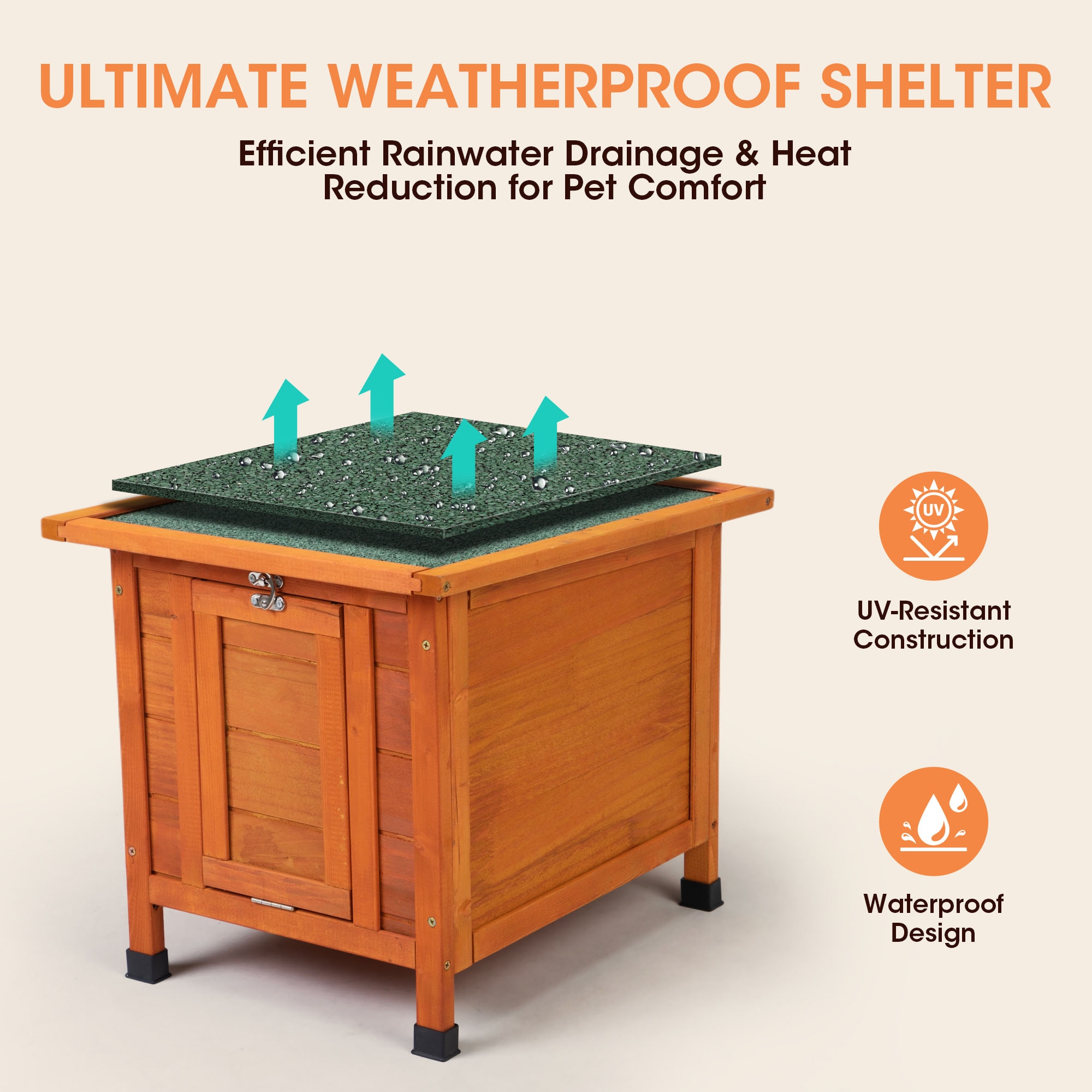 Coziwow CW12U0338-L02 Chicken-Coops-Rabbit-Hutches - View #2
