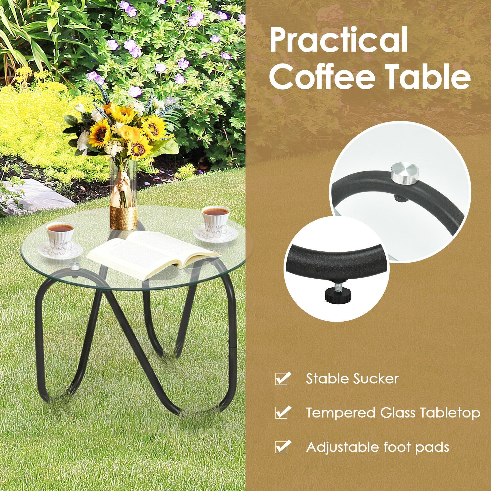 Forclover HBV-HW644 Patio-Conversation-Sets - View #3