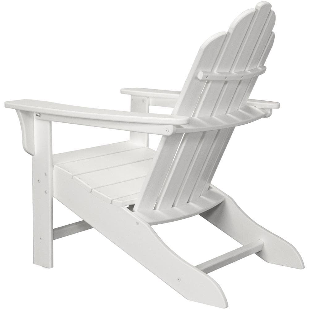 White Metal Frame Modern Adirondack Chair