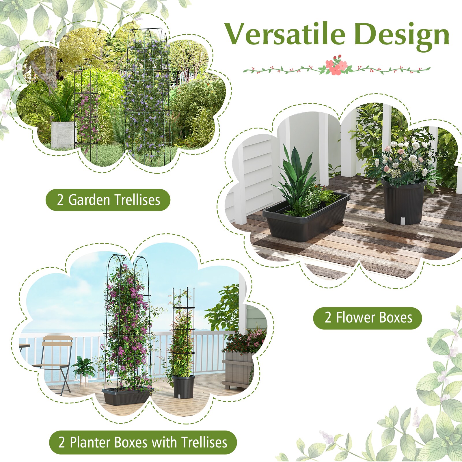 Poinic CWGT4168BK Raised-Planter-Boxes - View #4