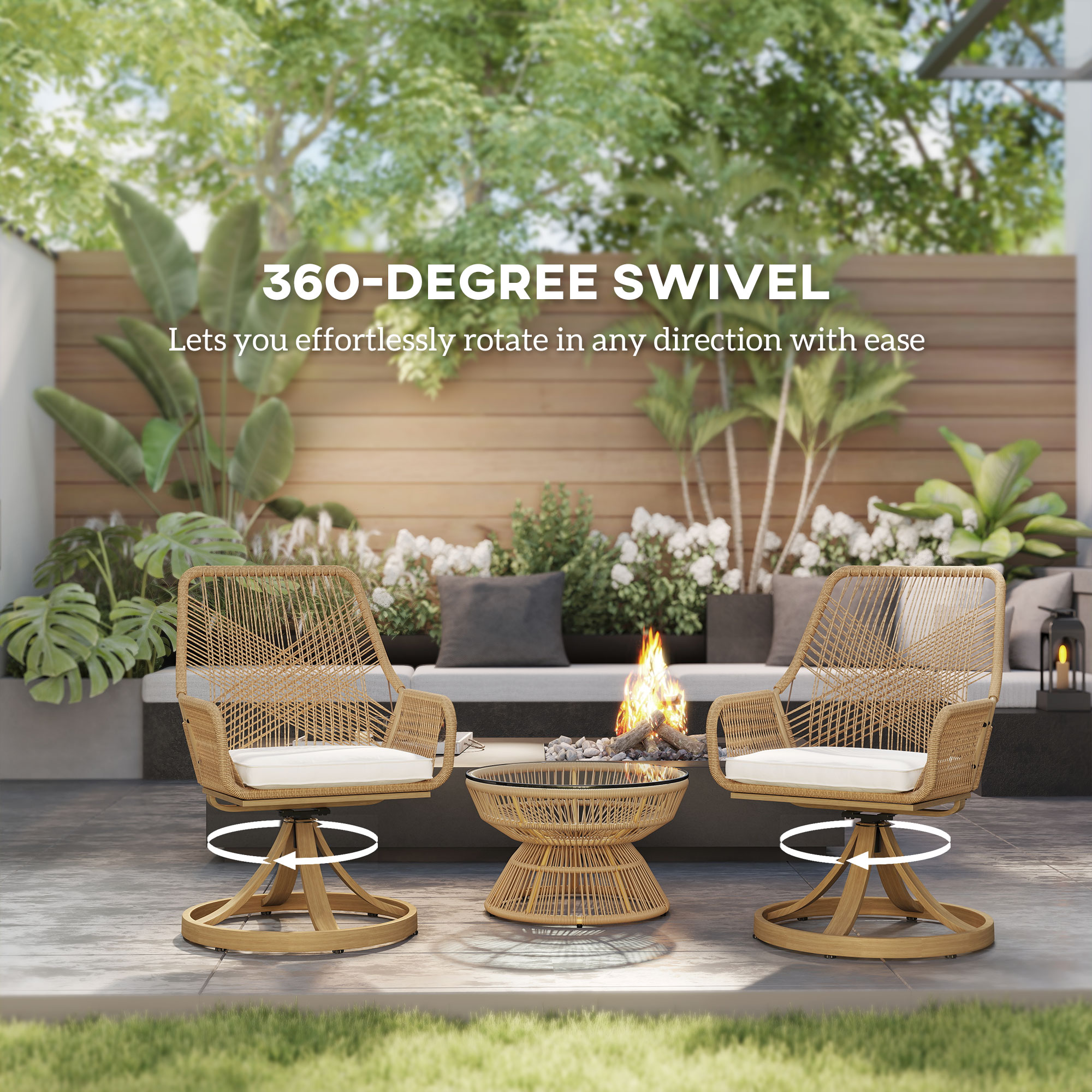 Outsunny 867-231V00CW Patio-Dining-Sets - View #7