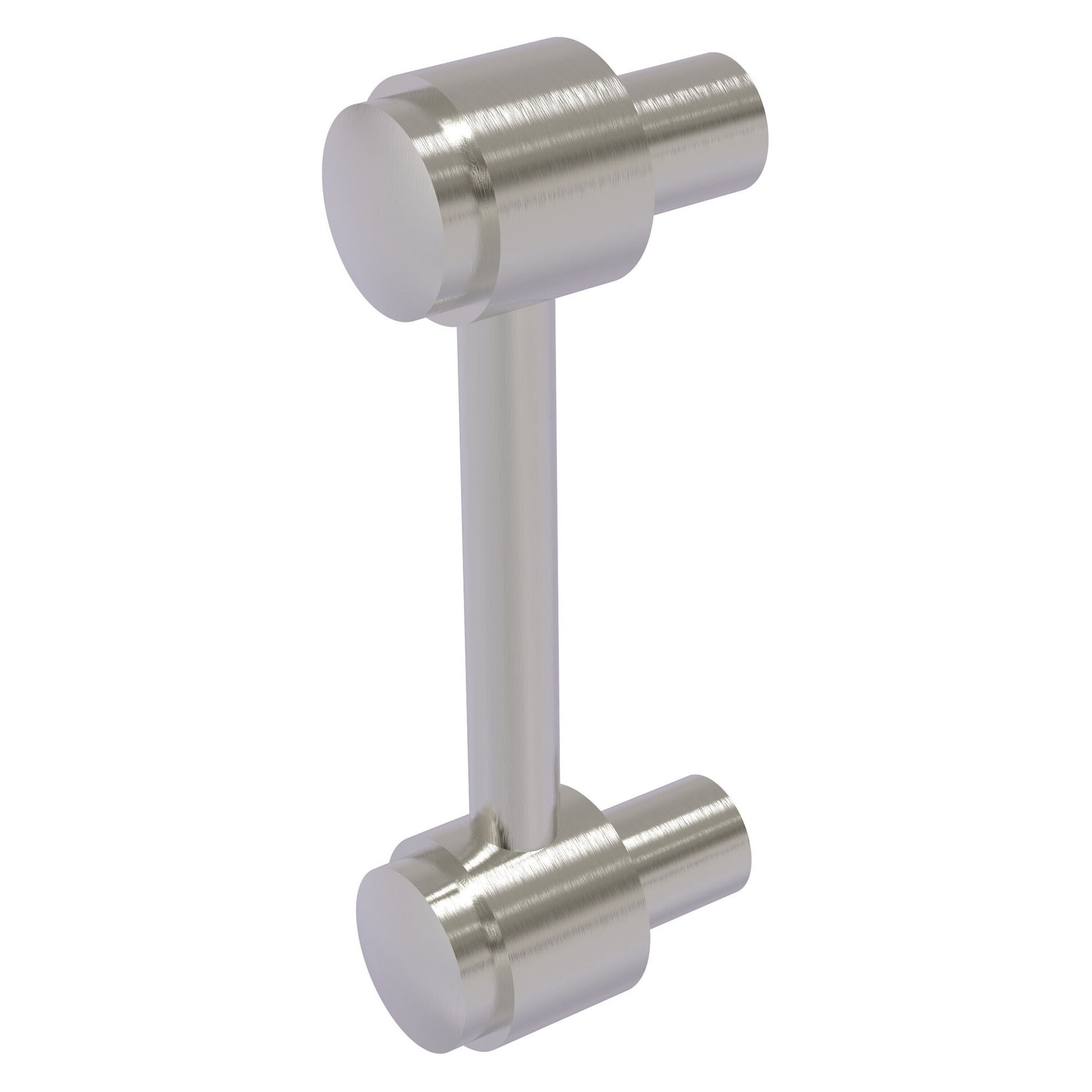 Allied Brass F-20-SN Cabinet Hardware 3-in , 76mm Center to Center Satin Nickel Dual Mount Cylindrical Bar