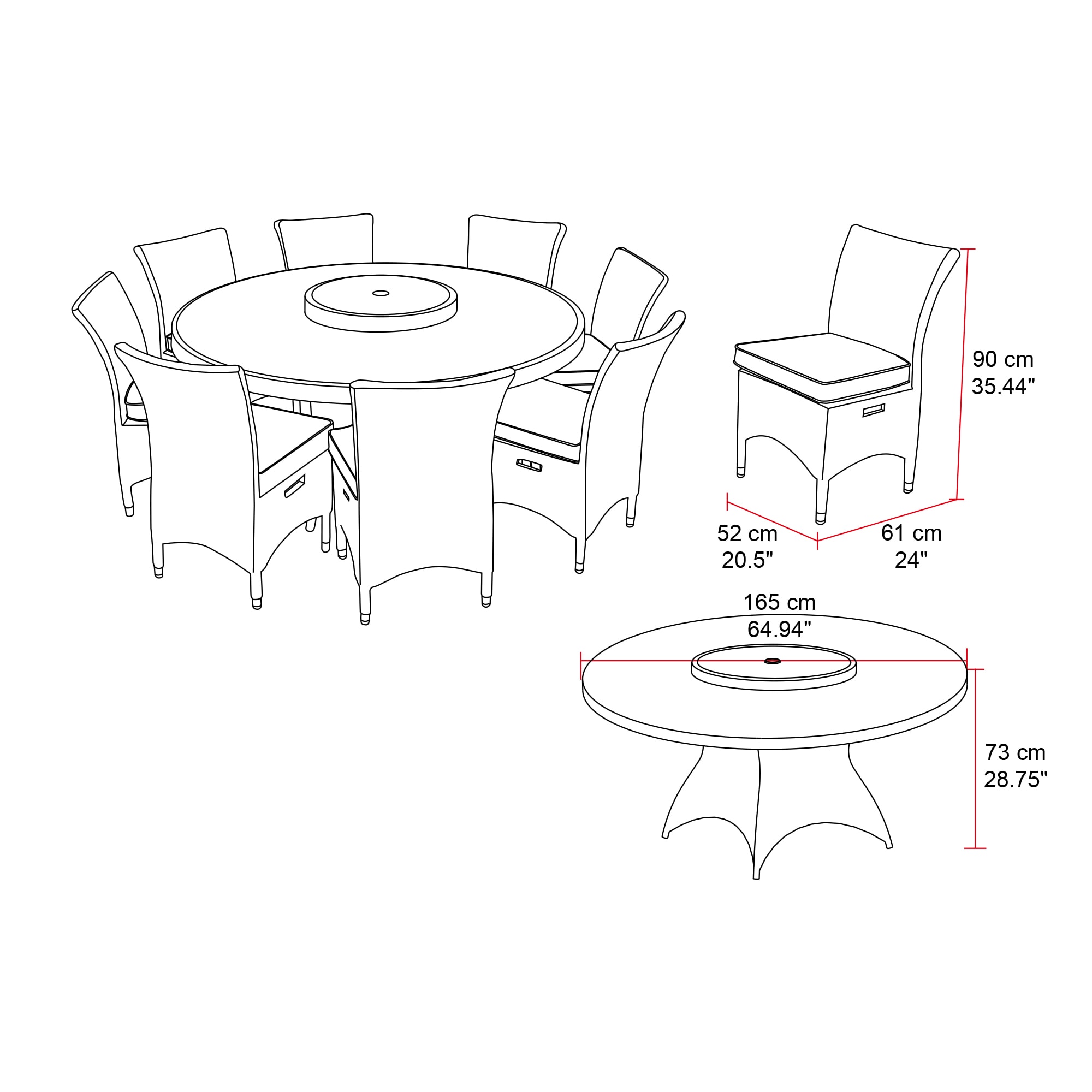 Martha Stewart 15PKD-HIG309-BE1 Patio-Dining-Sets - View #9