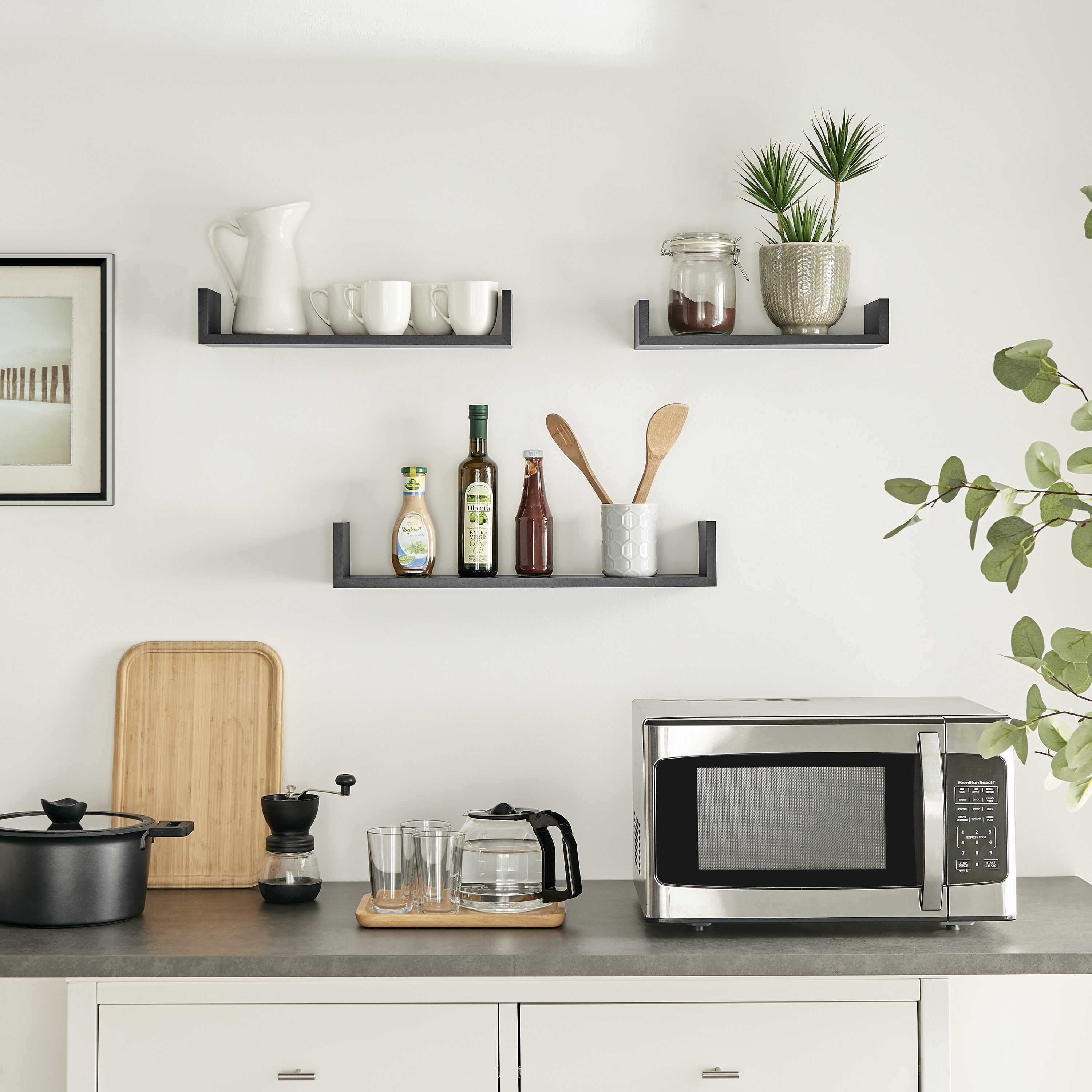 Danya B. XF22039BK Wall-Mounted-Shelving - View #4