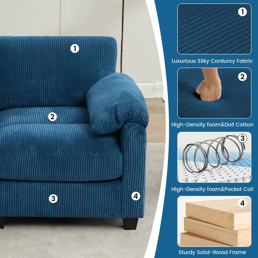 VOUA SAF-DXGQQ-BU Sofas-Loveseats - View #2